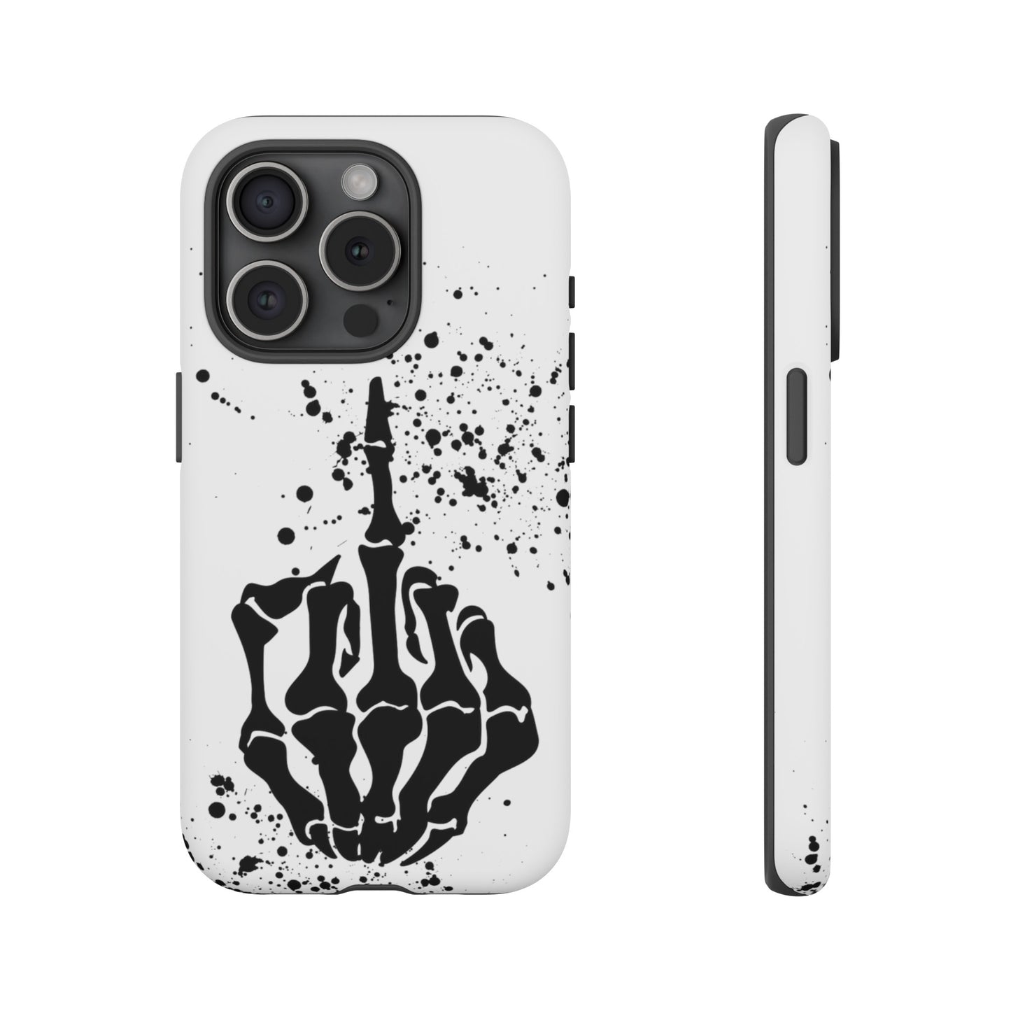 Skeleton, Finger Protective Case for Iphone, a Google and Samsung phones