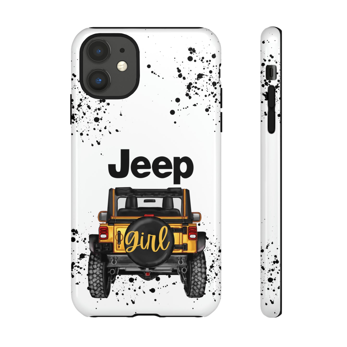 Off Road Girl Yellow Protective Case for Iphone, Google and Samsung Phones