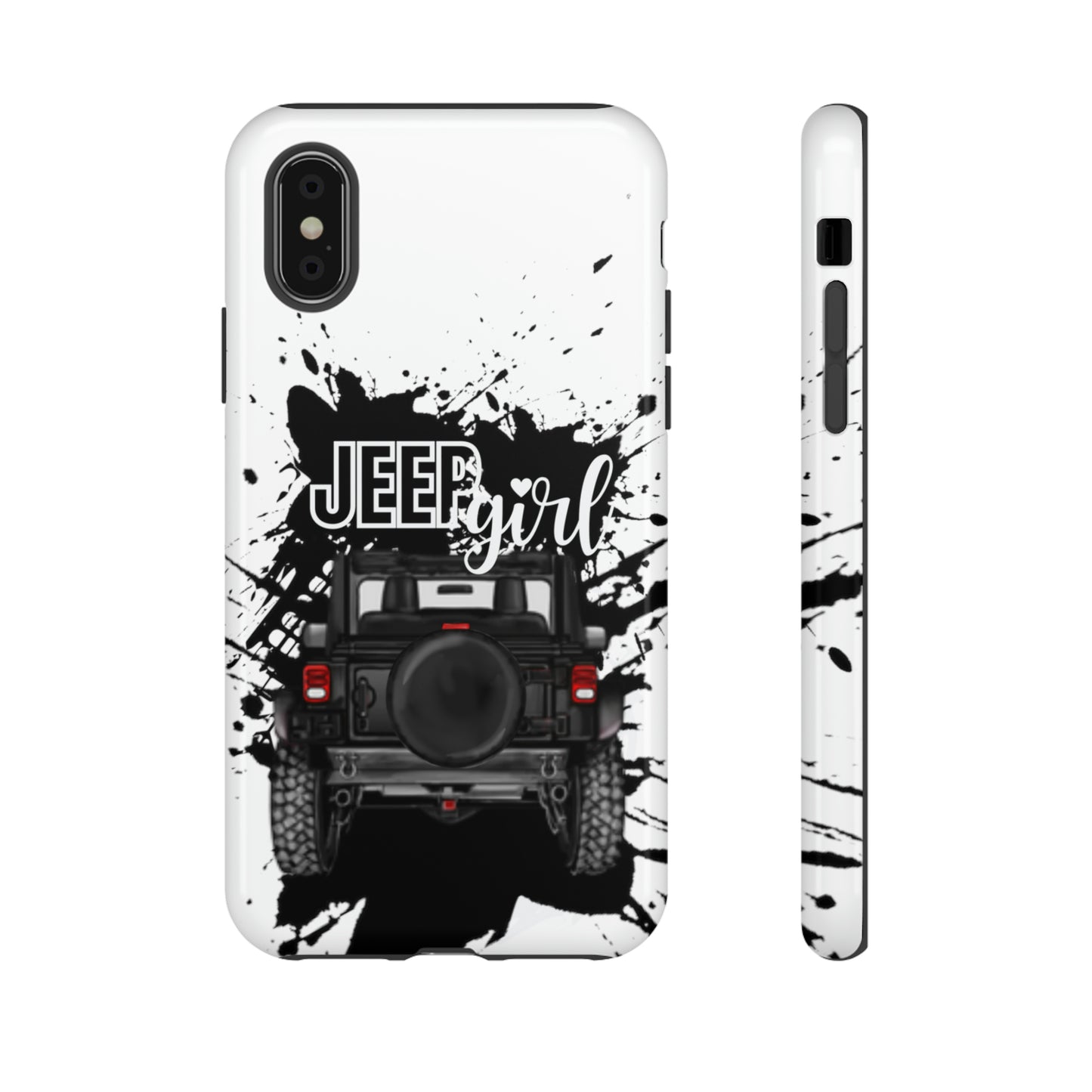 Off Road Girl Black Tough Cases