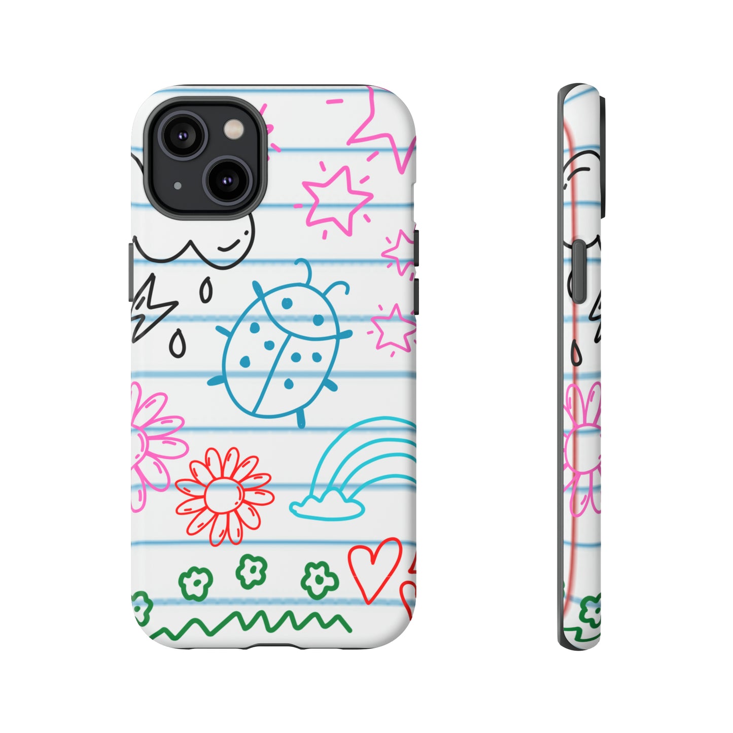 Kid Doodles Protective Phone Case for IPhone, Google and Samsung phones