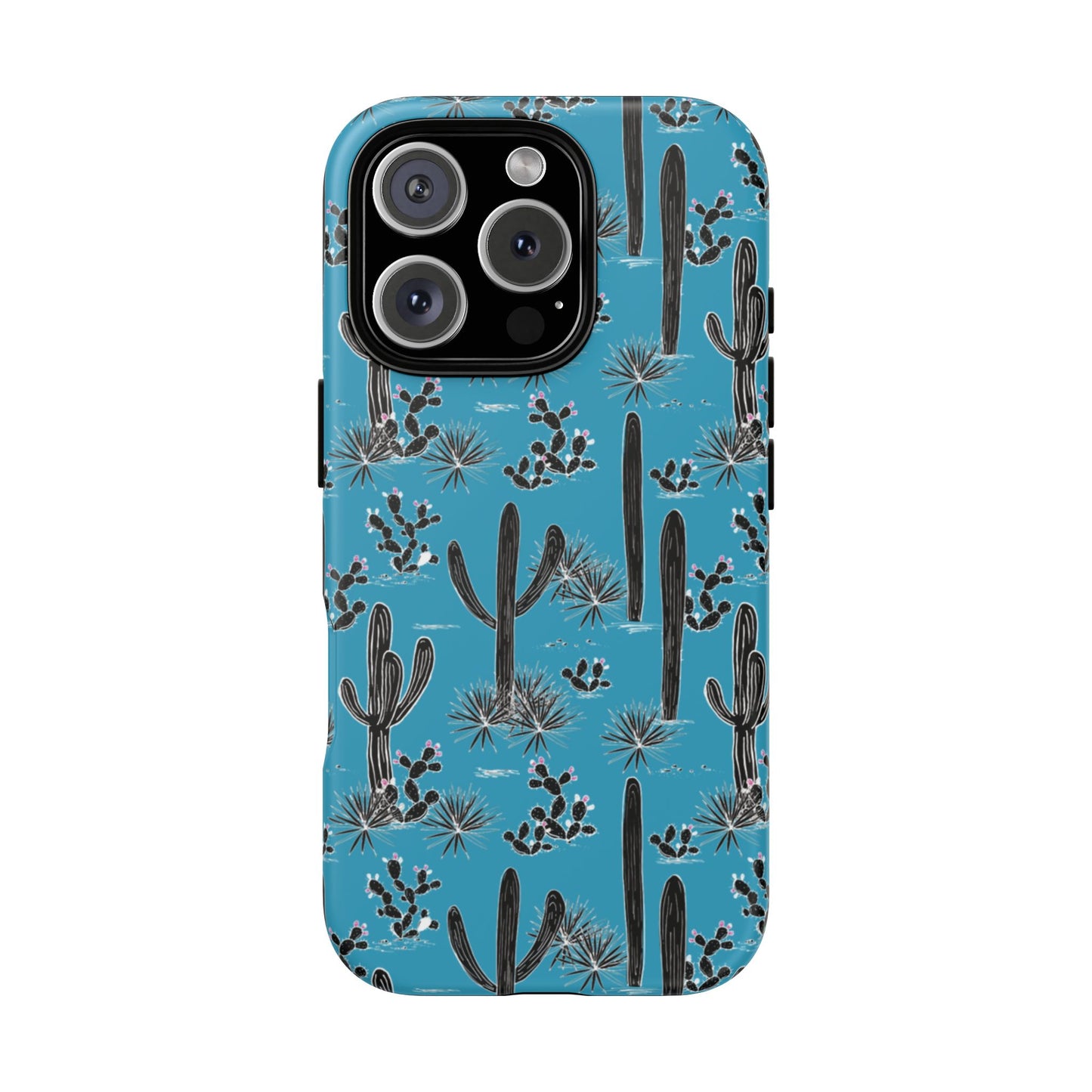 Turquoise Cactus Love Phone Case