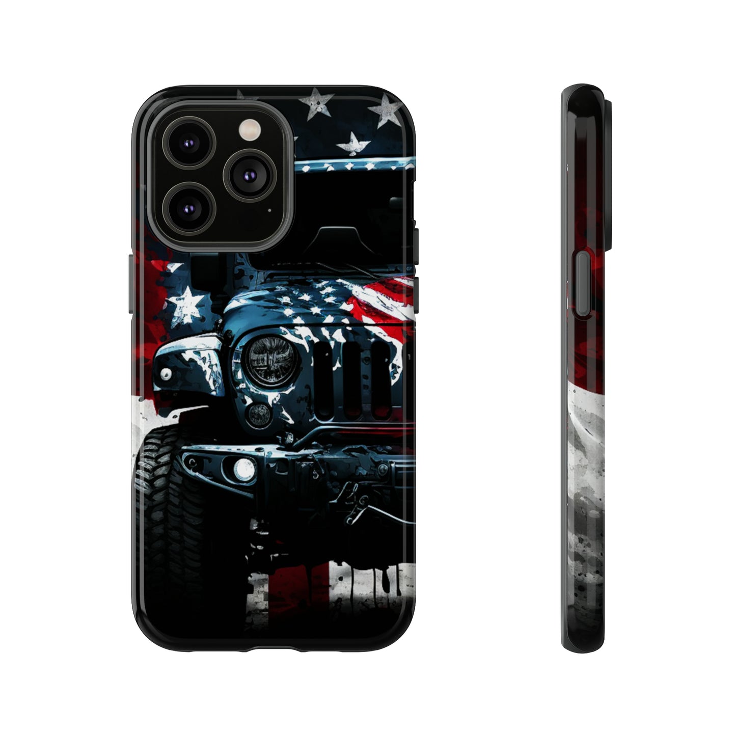 Off Roading Patriotic Protective Drop Proof Case Iphone, Samsung and Google phones