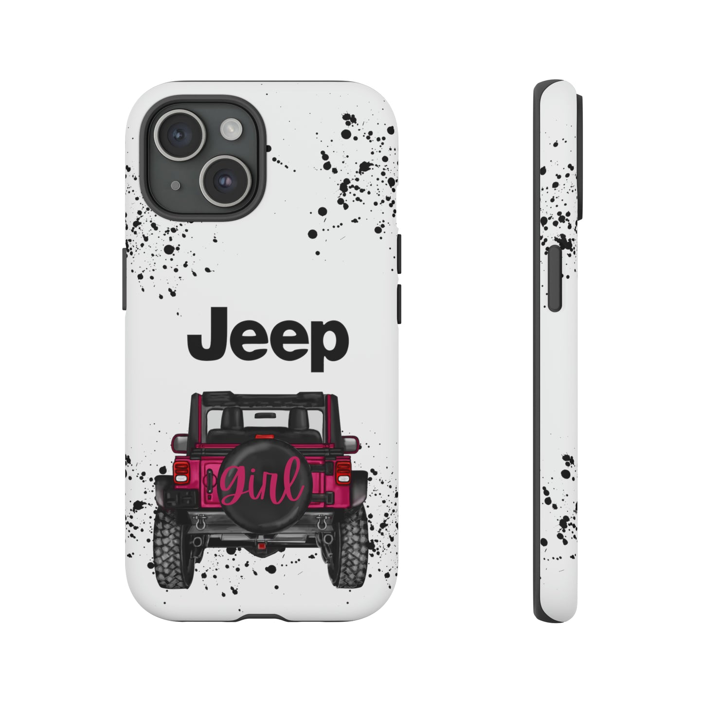 Off Road Girl Red Protective Case for Iphone, Google and Samsung Phones