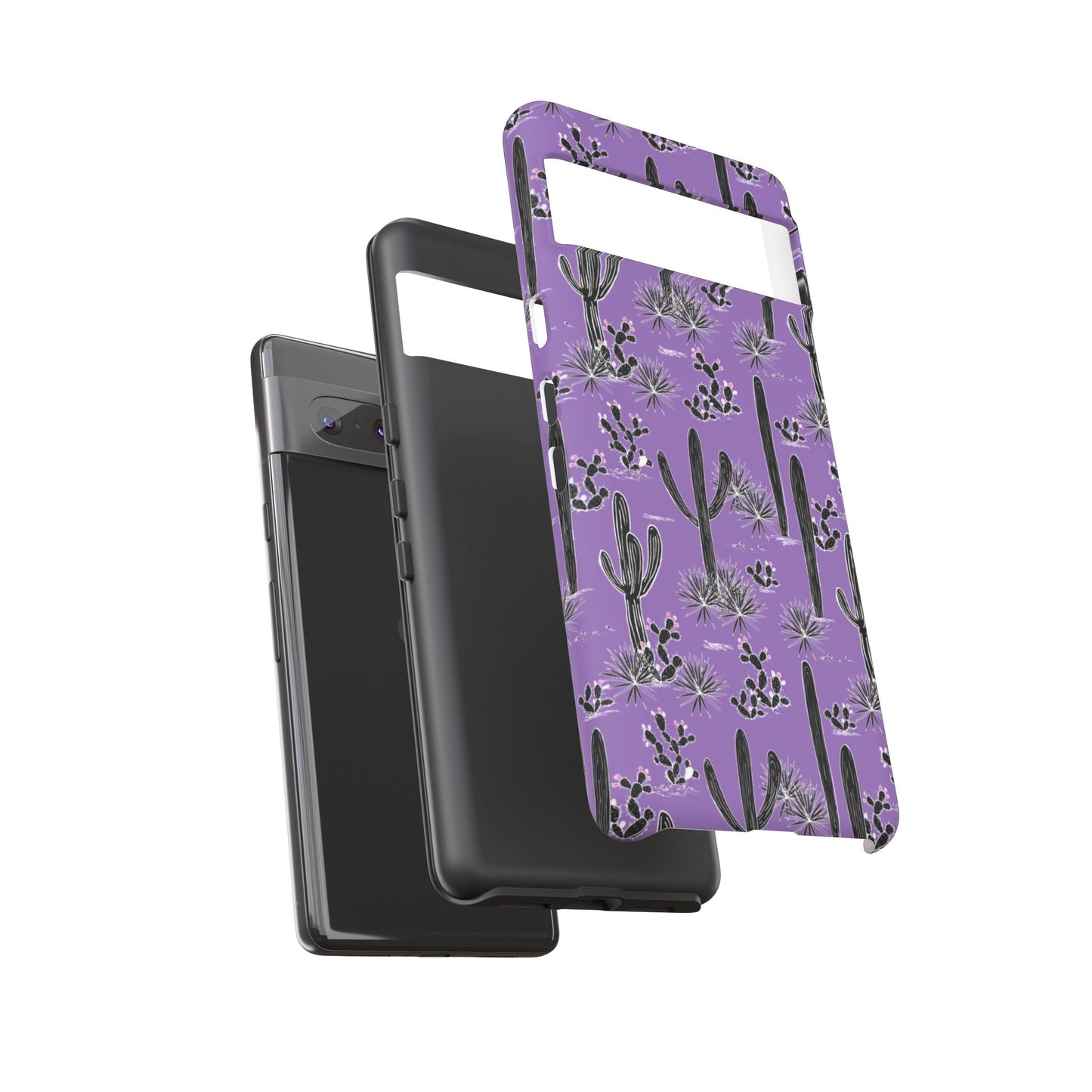 Purple Cactus Love Phone Case