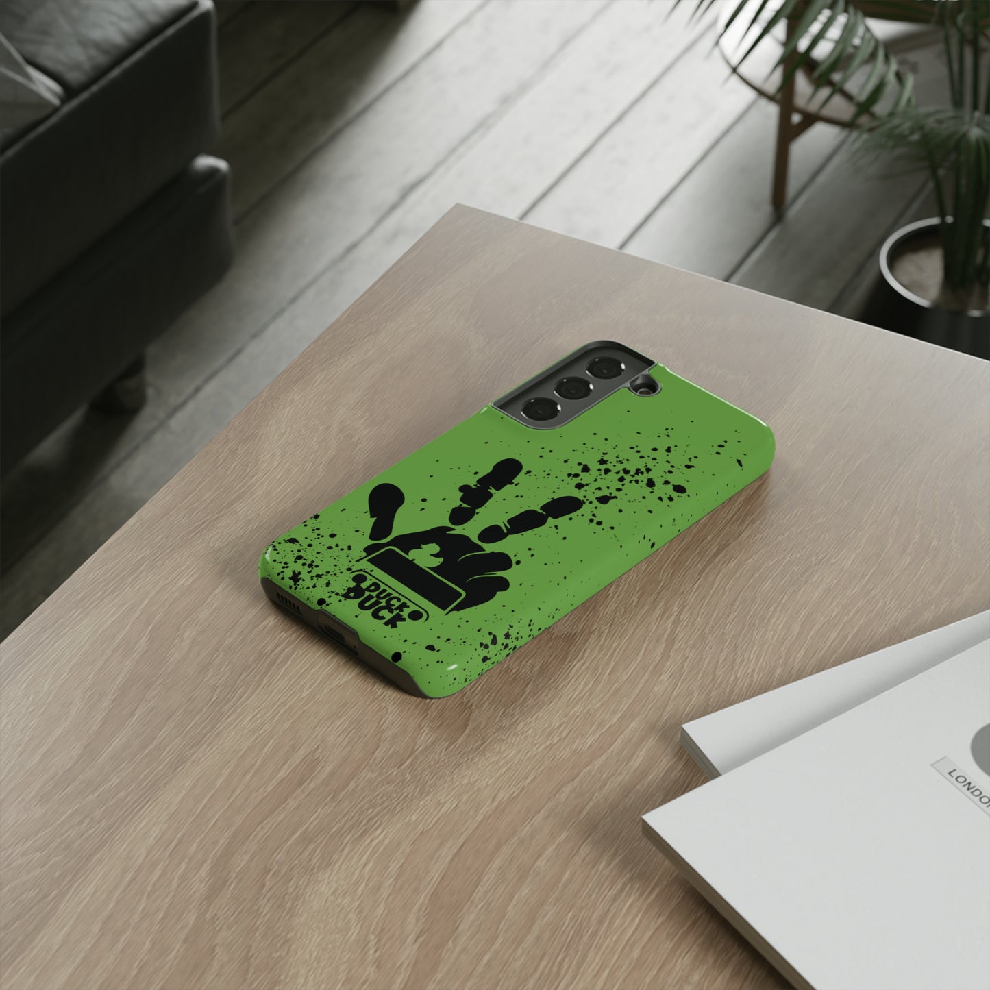 Duck Duck Green Protective Phone Case for IPhone, Samsung and Google Phones