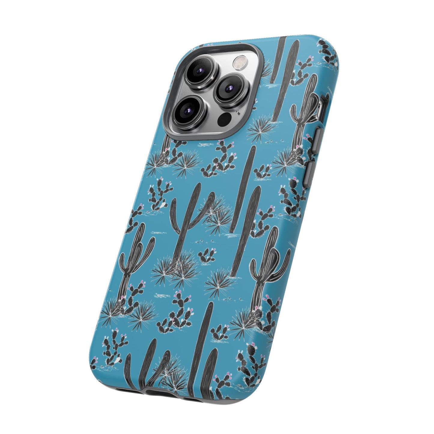Turquoise Cactus Love Phone Case