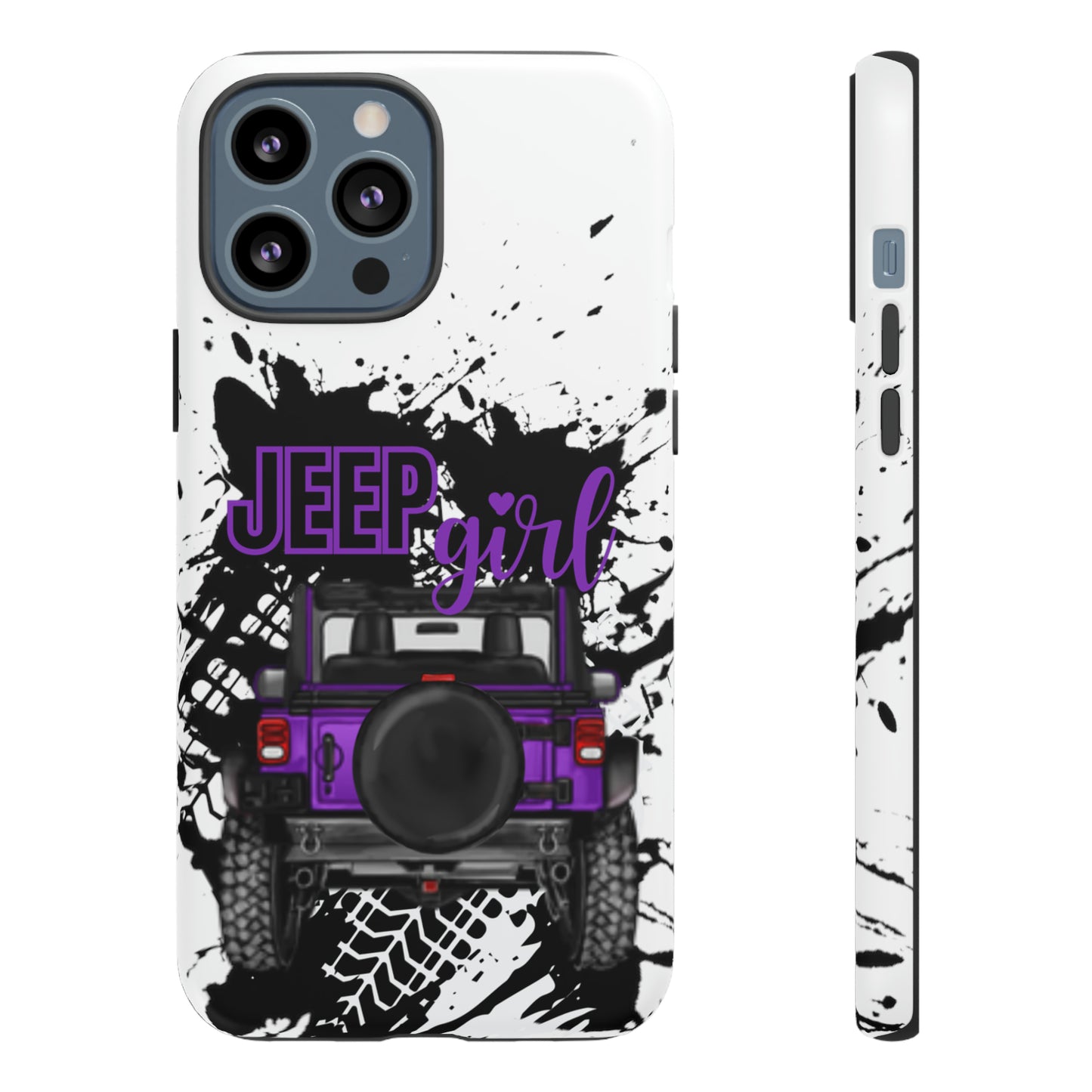 Off Road Girl Purple Tough Cases