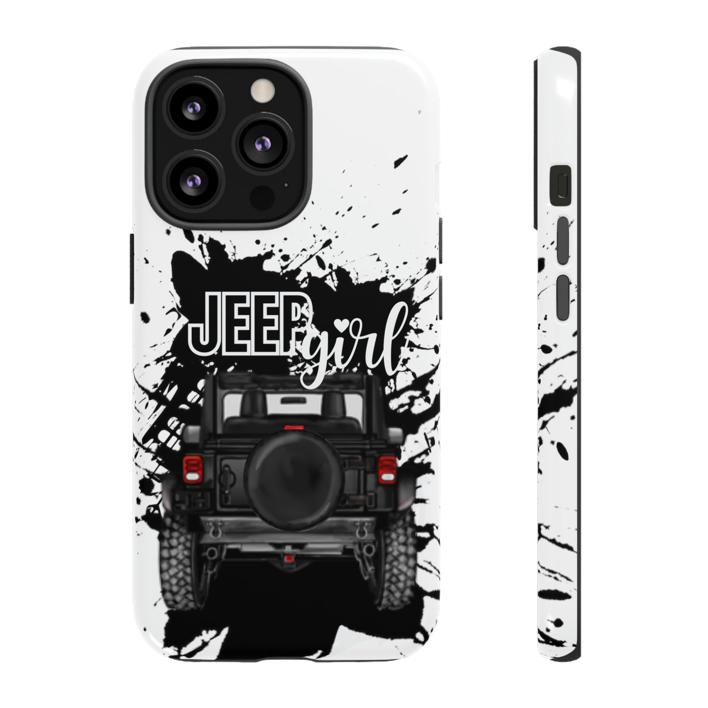 Off Road Girl Black Tough Cases