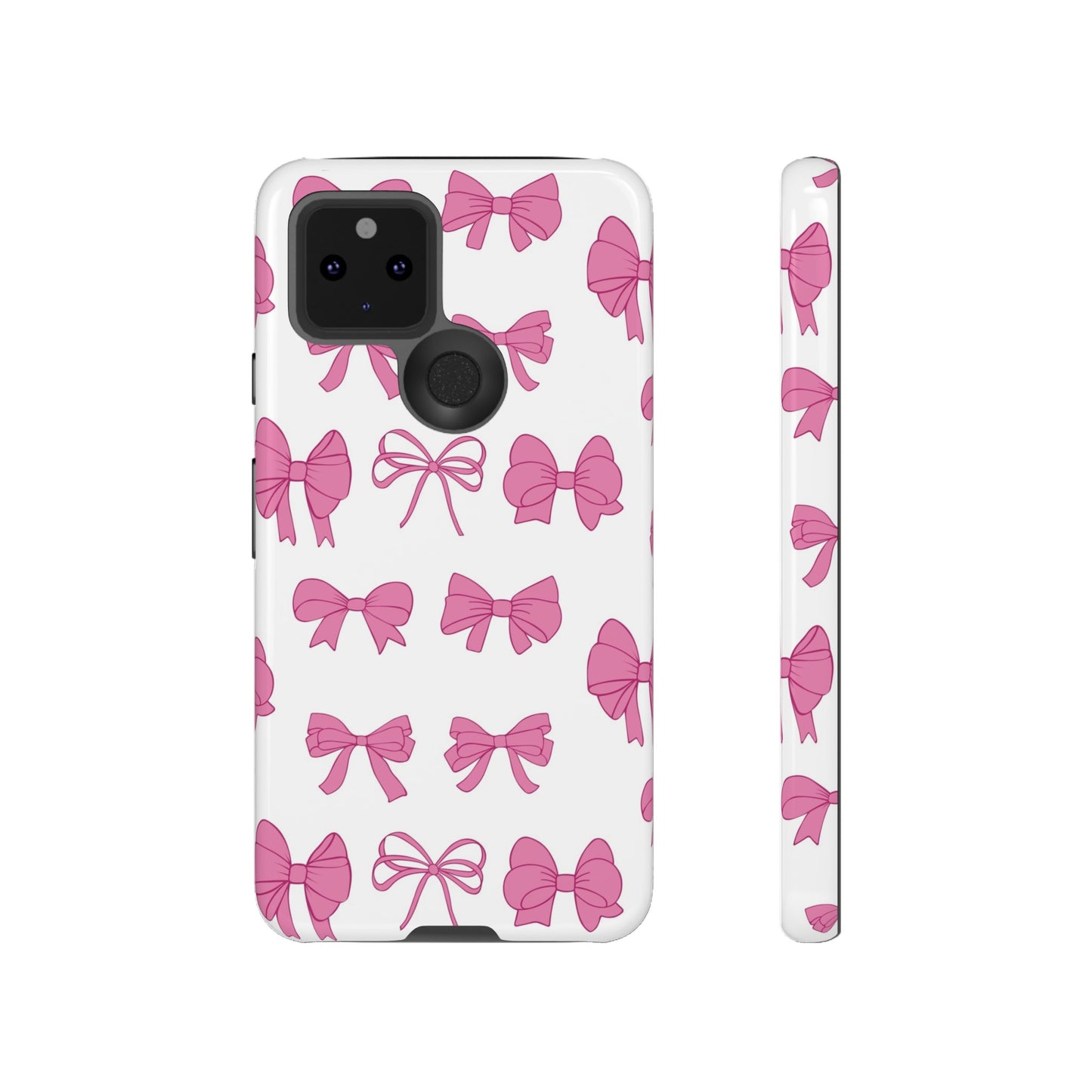 Pink Bows Protective Phone Case for Iphone, Samsung and Google Phones