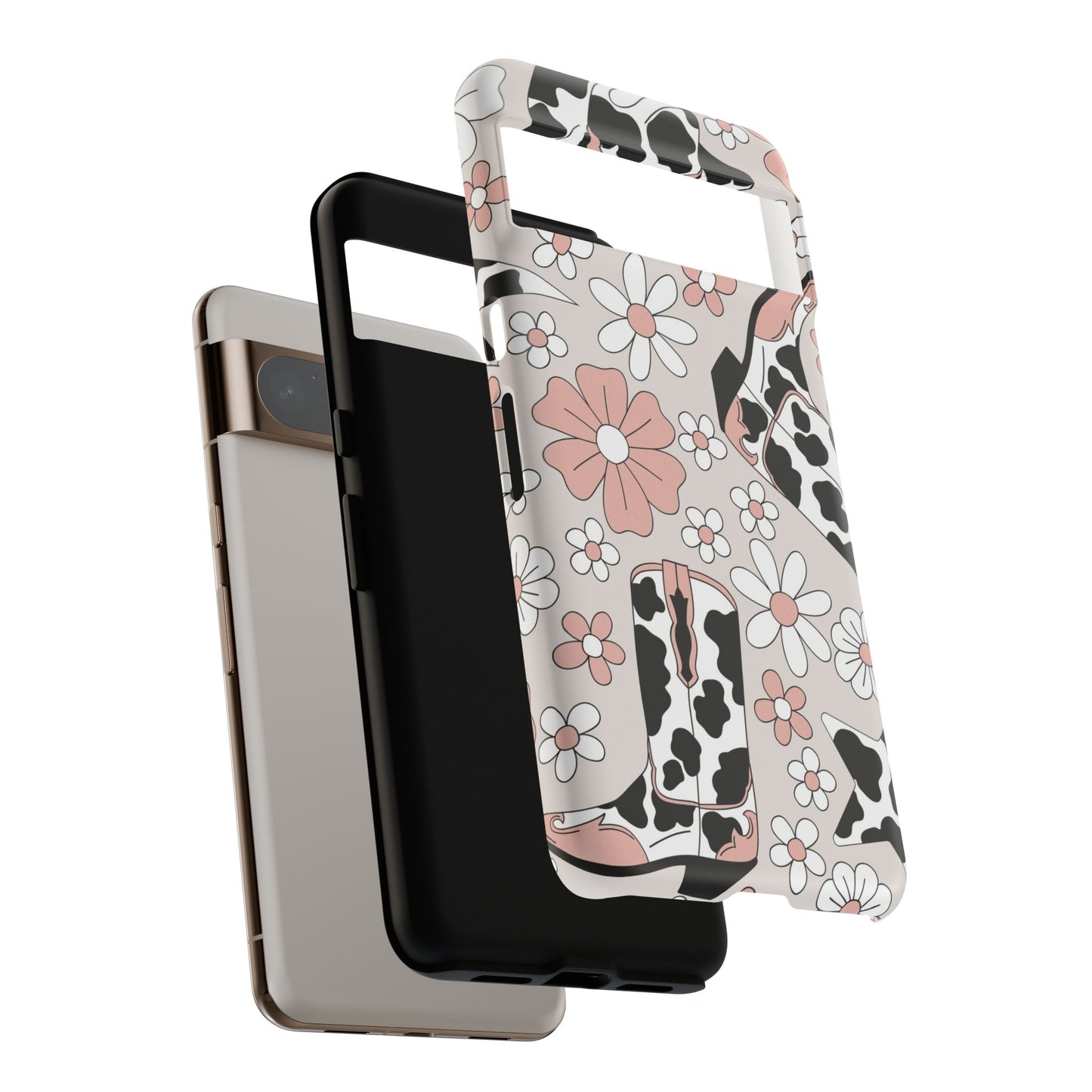 Western Flower Protective Phone Case for Google, Iphone and Samsung Phones