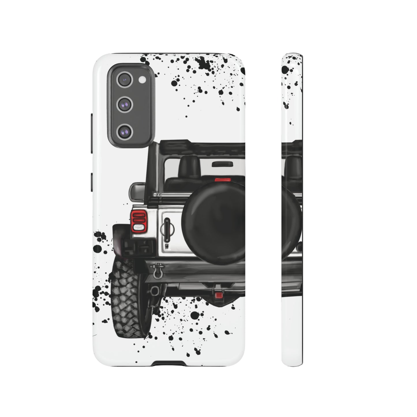 Off Road Life White Protective Case for Iphone, Google and Samsung