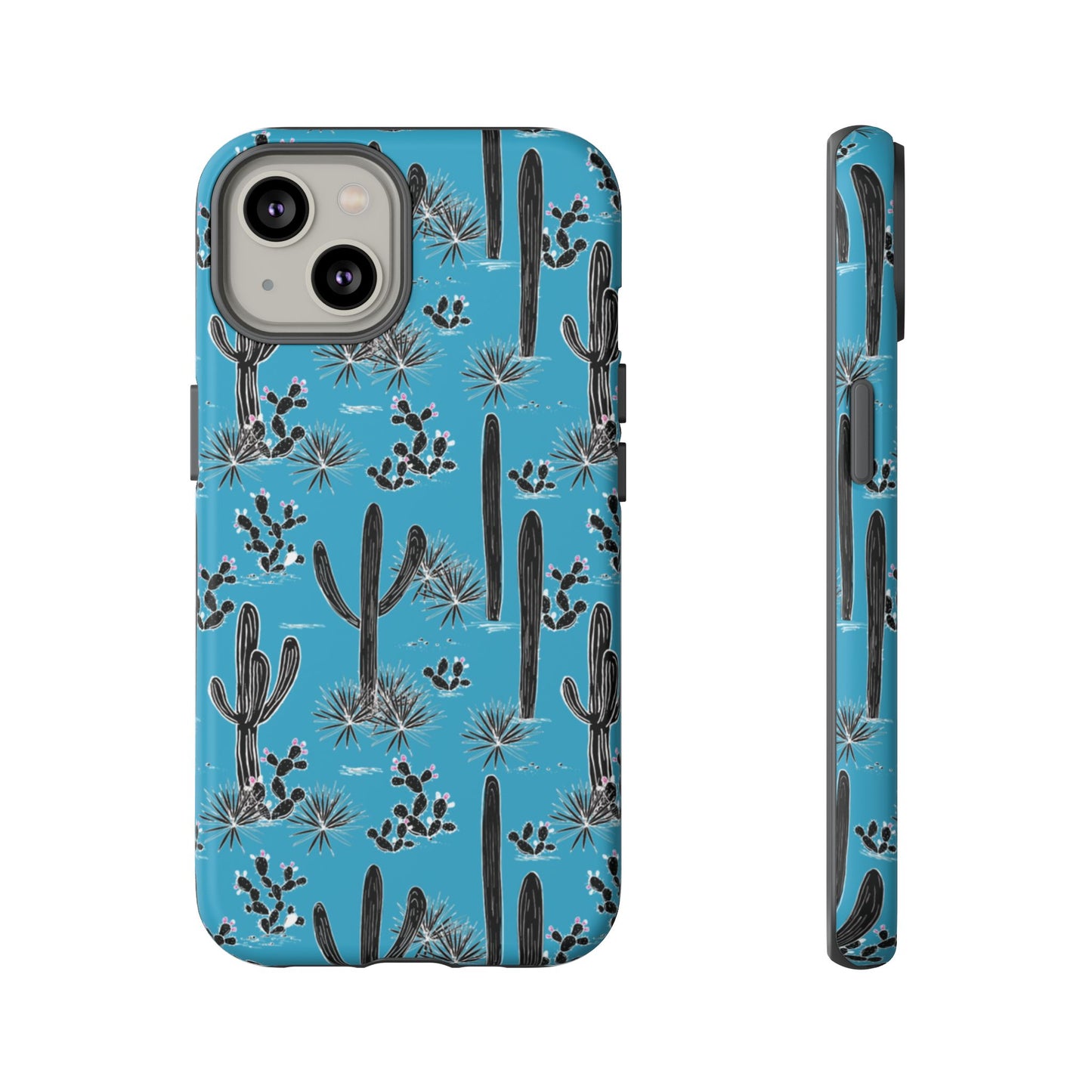 Turquoise Cactus Love Phone Case