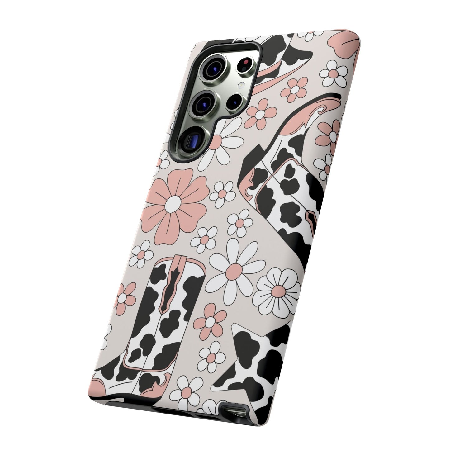 Western Flower Protective Phone Case for Google, Iphone and Samsung Phones