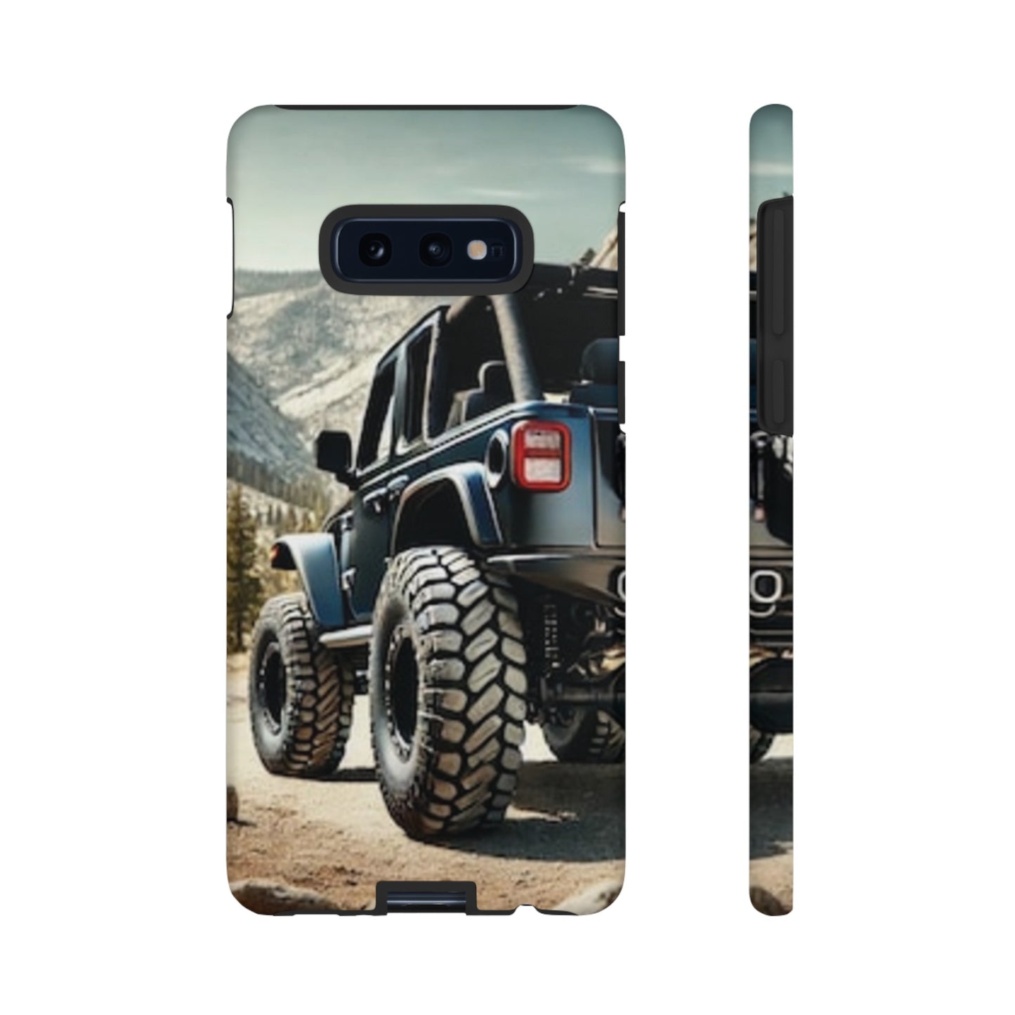 Blue Jeep Protective Phone Case