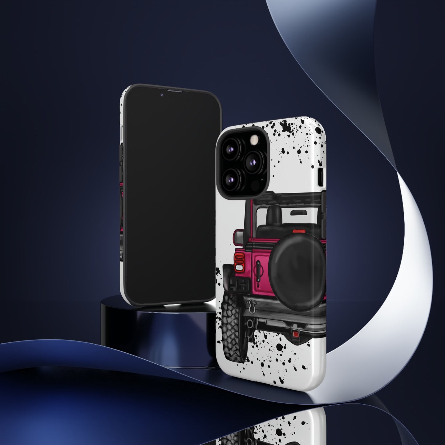 Off Road Life Dark Pink Protective Case for Iphone, Google and Samsung