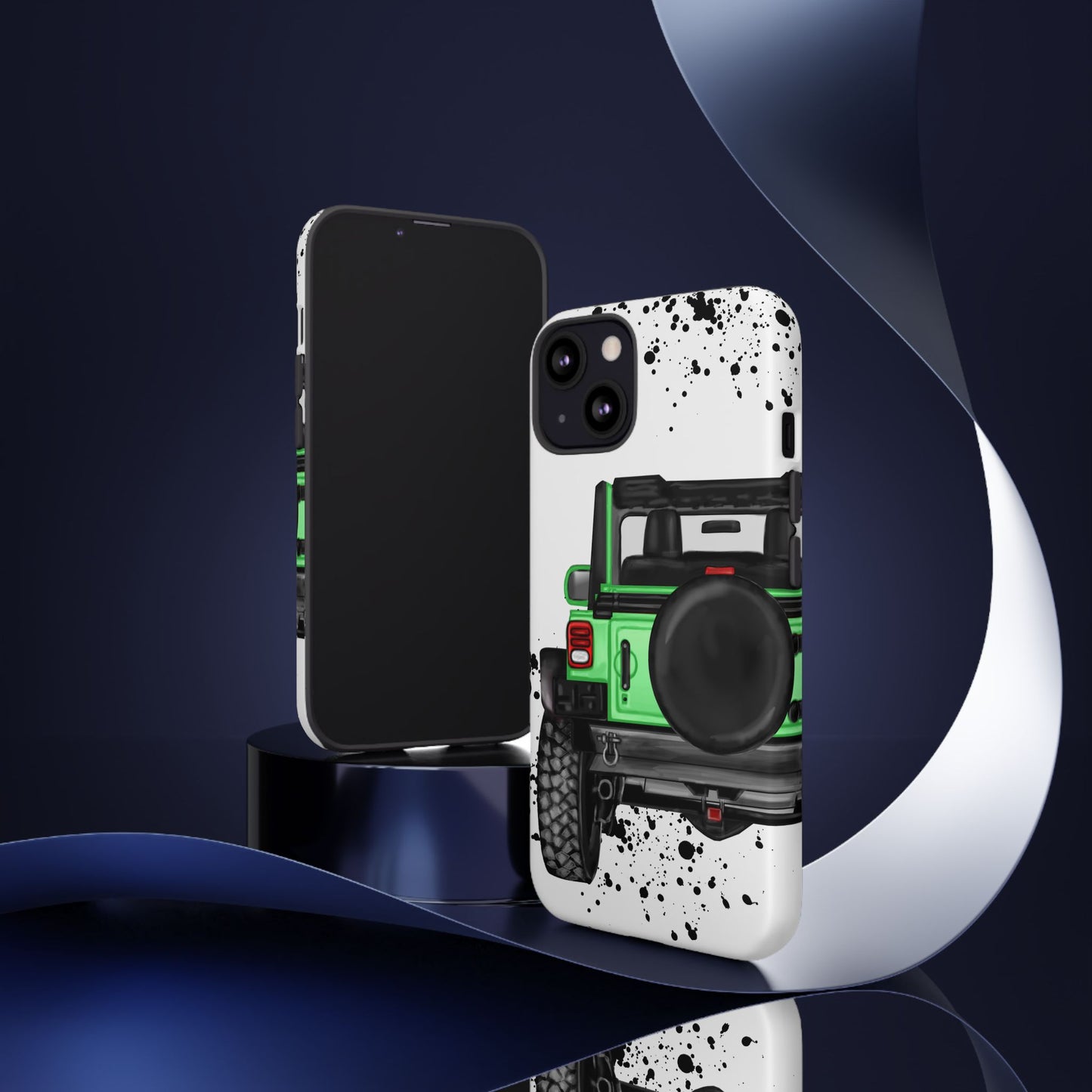 Off Road Life Green Protective Case for Iphone, Google and Samsung