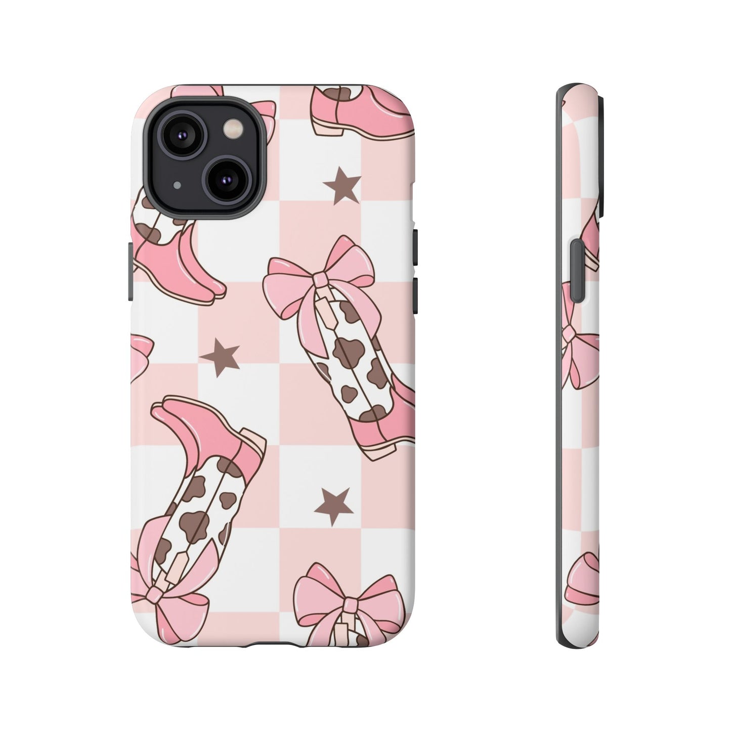 Cowboy Boots and Bows Protective Phone Case