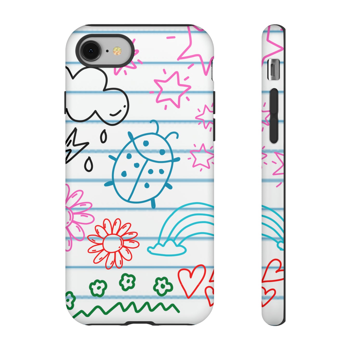 Kid Doodles Protective Phone Case for IPhone, Google and Samsung phones