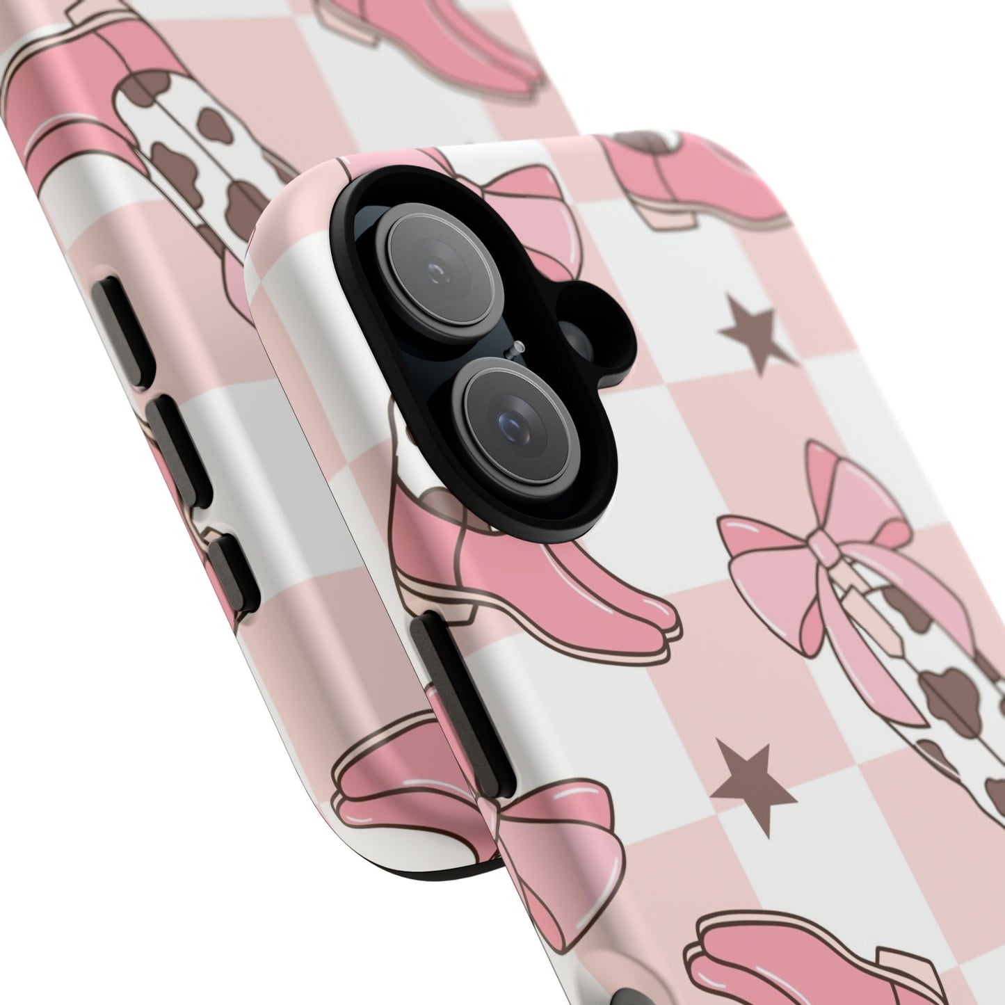Cowboy Boots and Bows Protective Phone Case