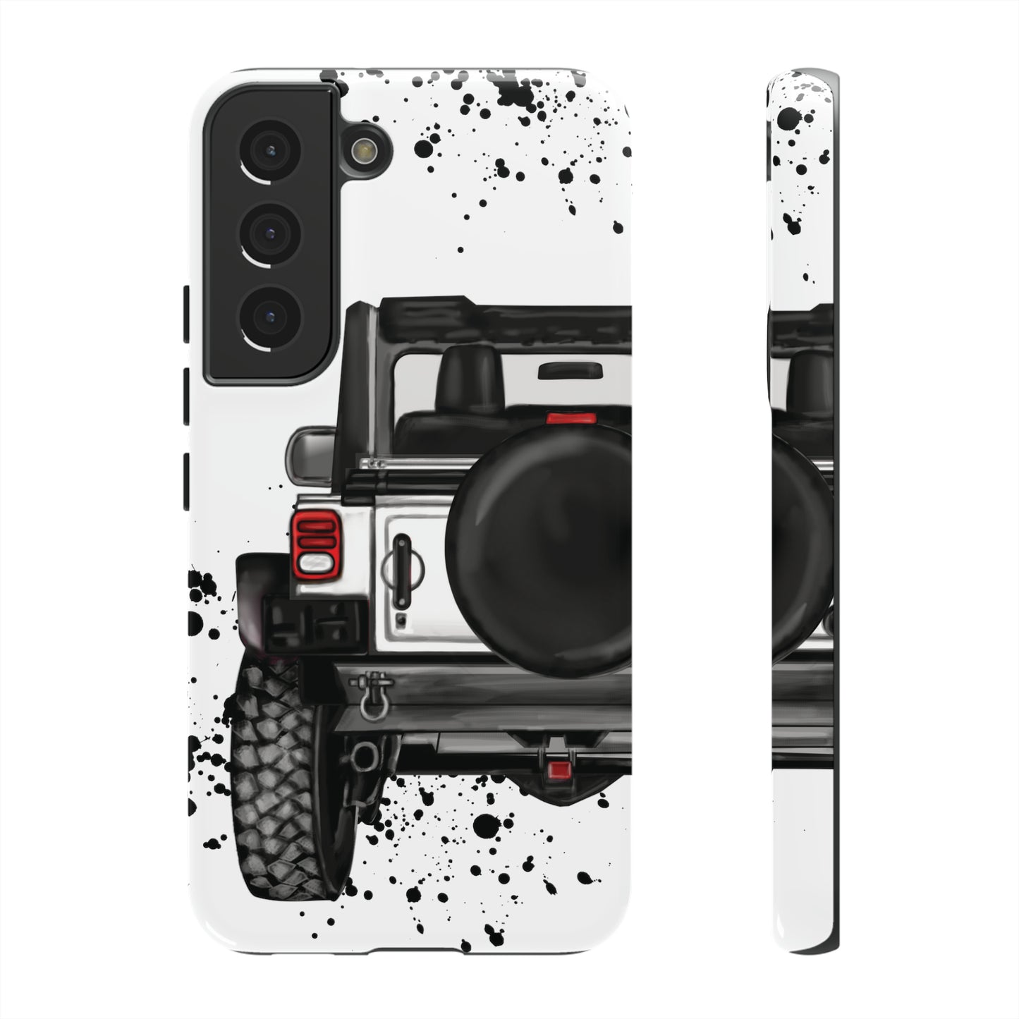 Off Road Life White Protective Case for Iphone, Google and Samsung