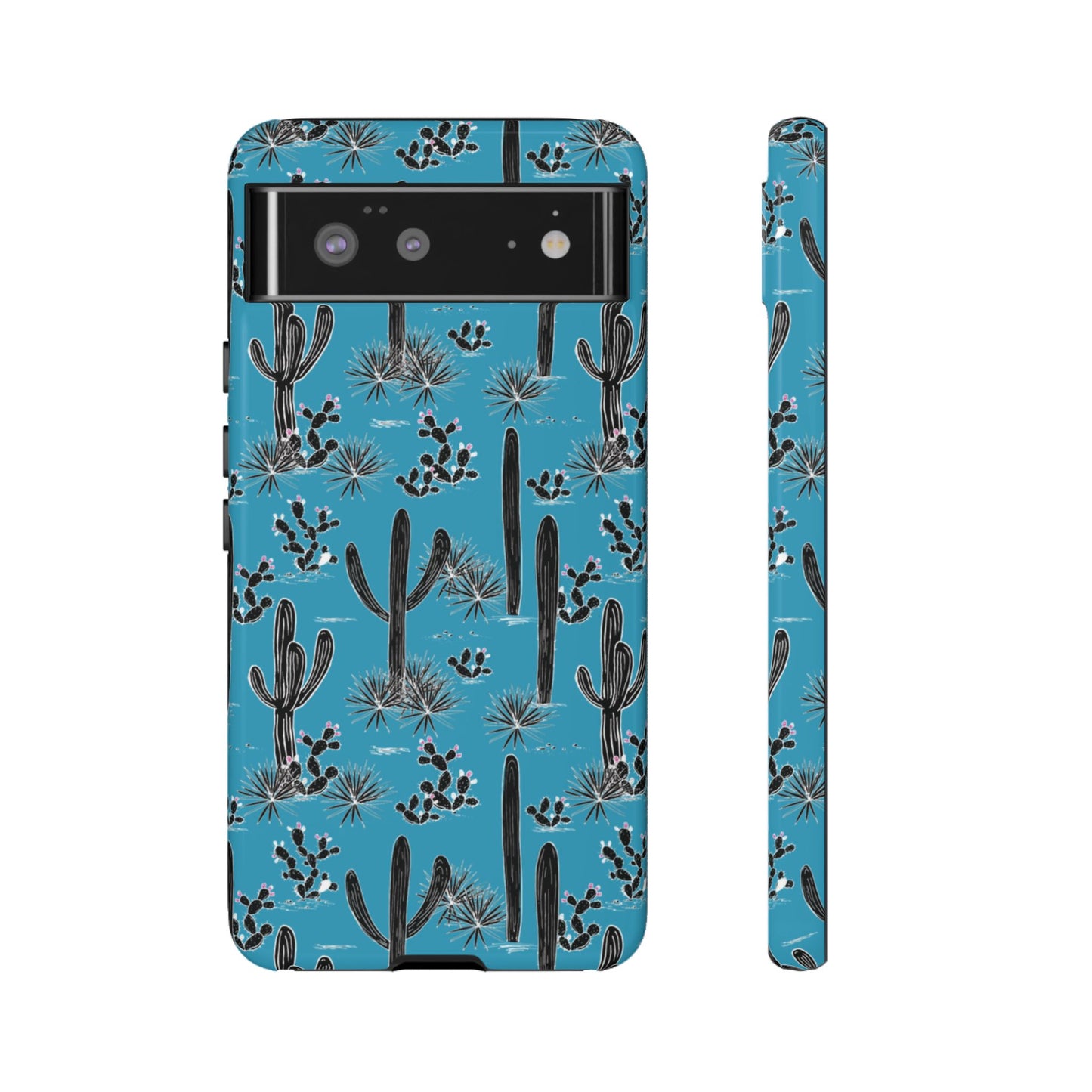 Turquoise Cactus Love Phone Case