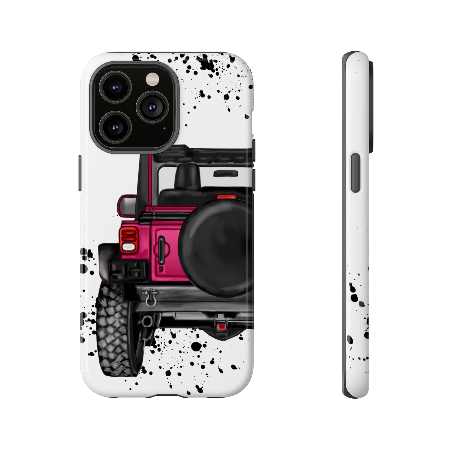 Off Road Life Dark Pink Protective Case for Iphone, Google and Samsung