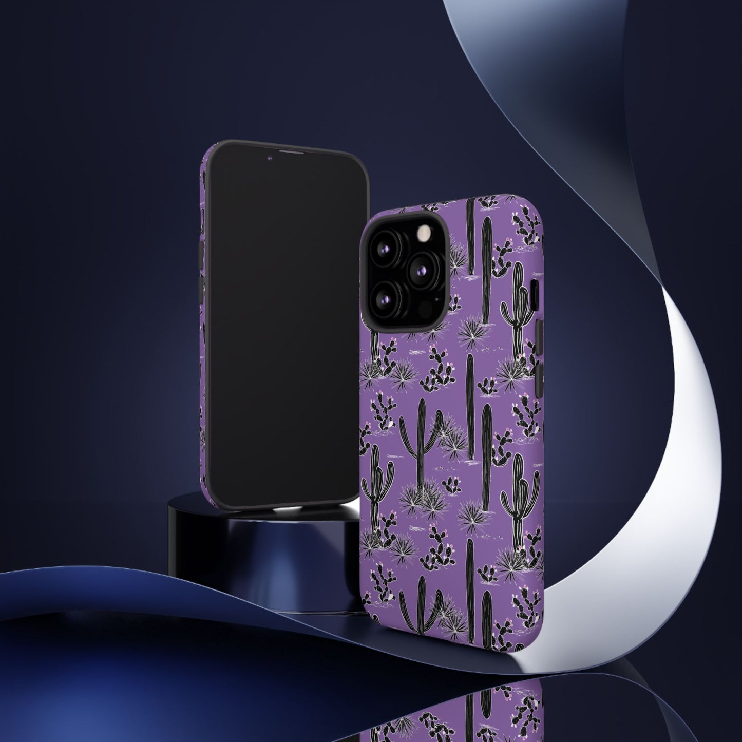 Purple Cactus Love Phone Case