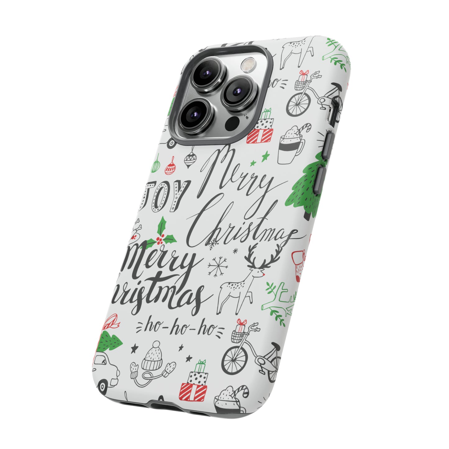 Merry Christmas Protective Phone Case for Iphone, Samsung and Google Phones