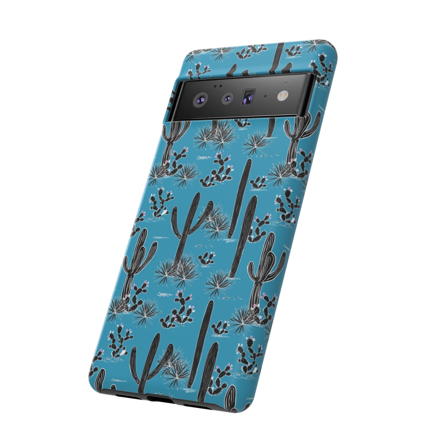 Turquoise Cactus Love Phone Case