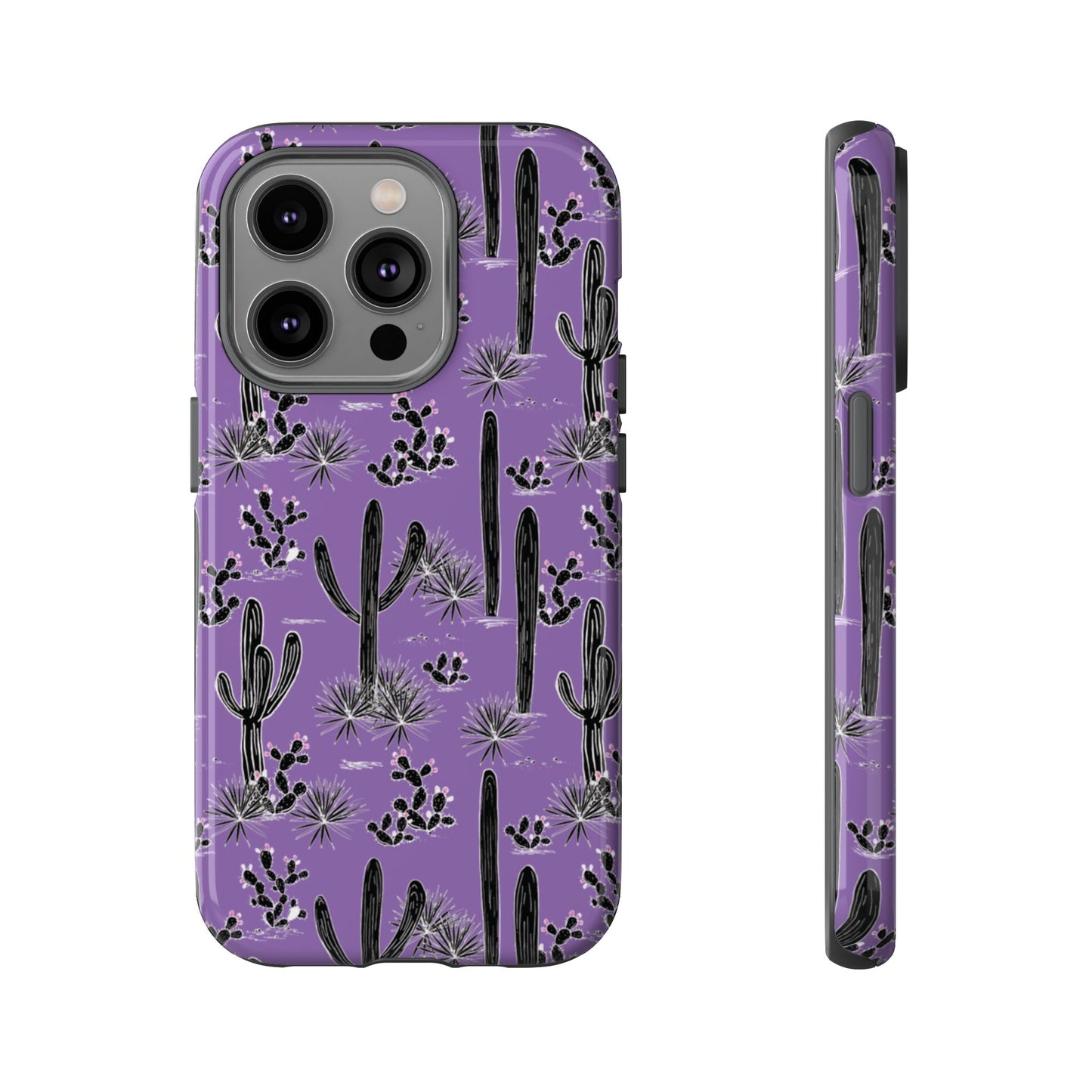 Purple Cactus Love Phone Case