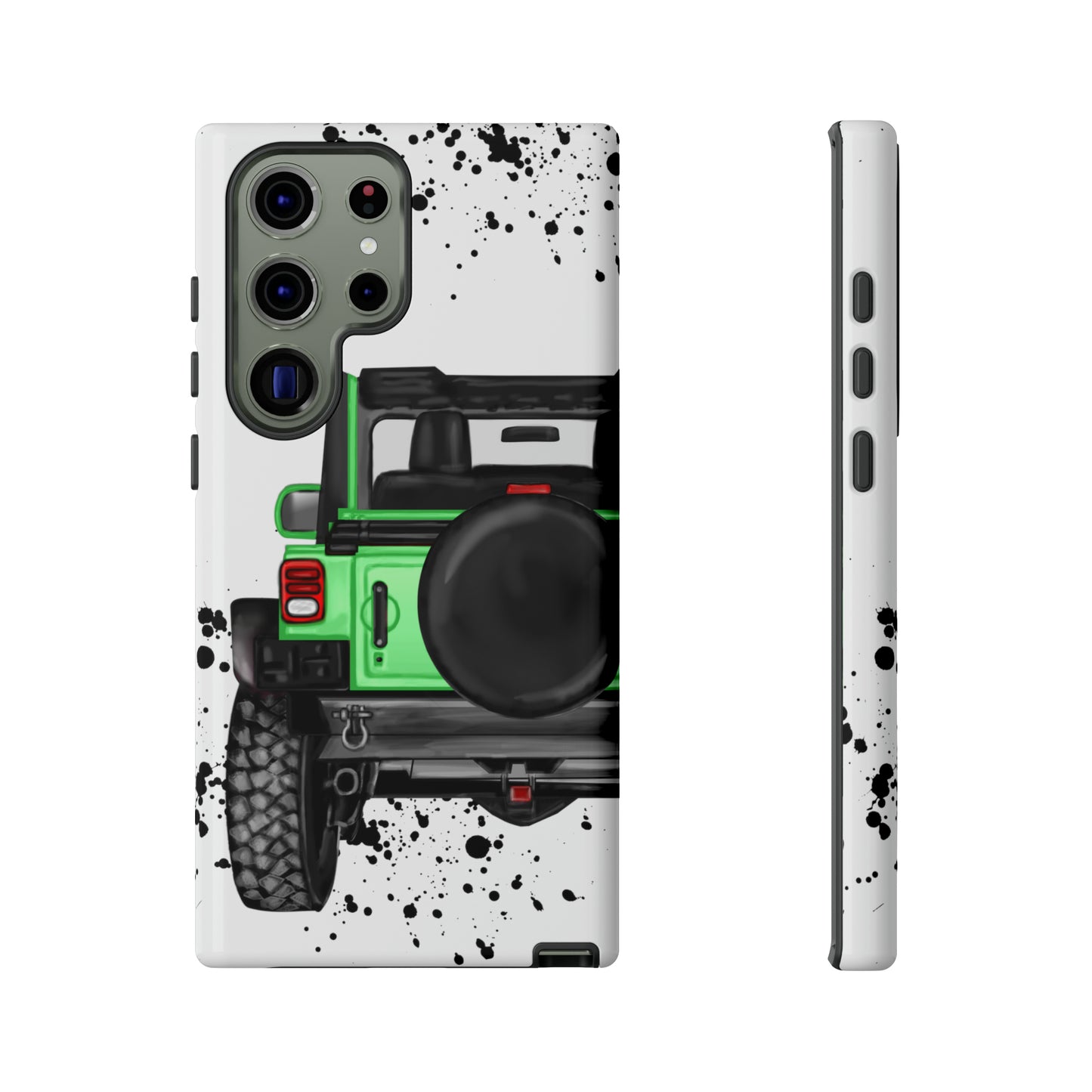 Off Road Life Green Protective Case for Iphone, Google and Samsung