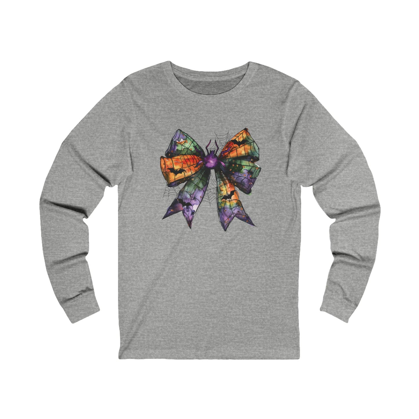 Colored Halloween Bow Unisex Jersey Long Sleeve Tee