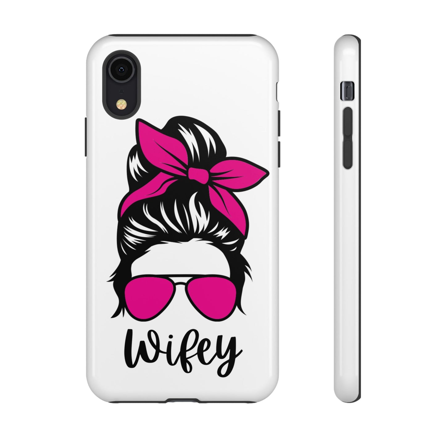 Pink Wifey Protective Case for IPhone, Samsung and Google