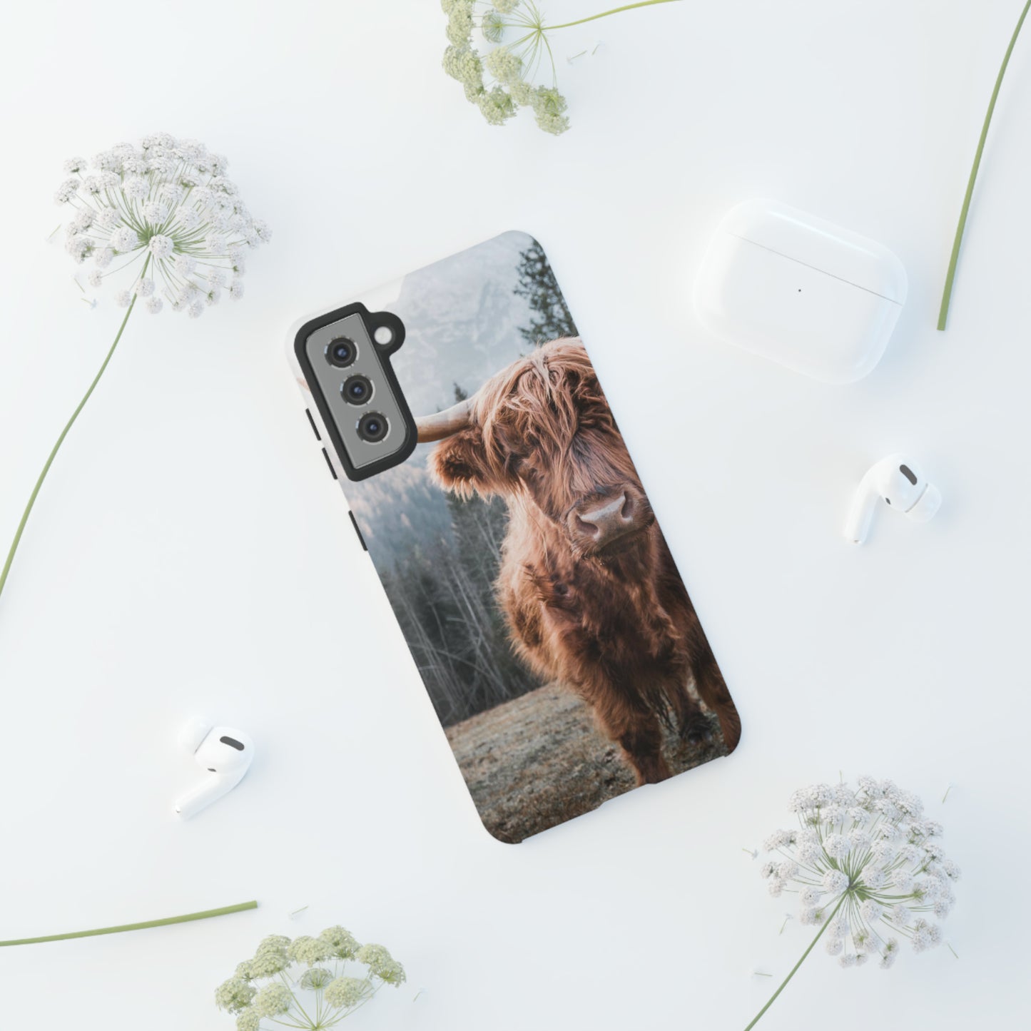 Highland Cow Phone Case for Iphone, Samsung and Google phones