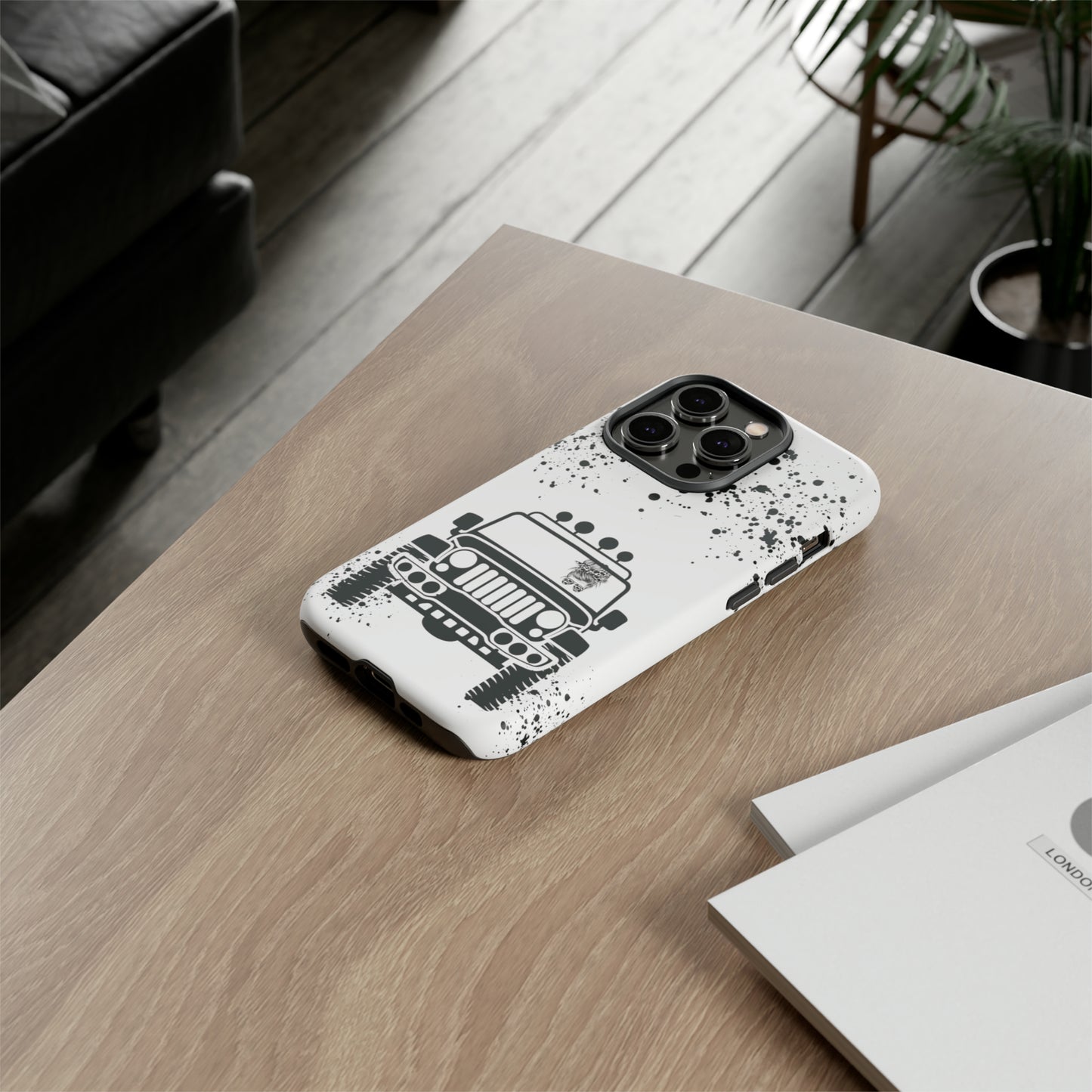 Off Road Girl Cow Print Shades Protective Phone Case for Iphone, Samsung and Google Phones