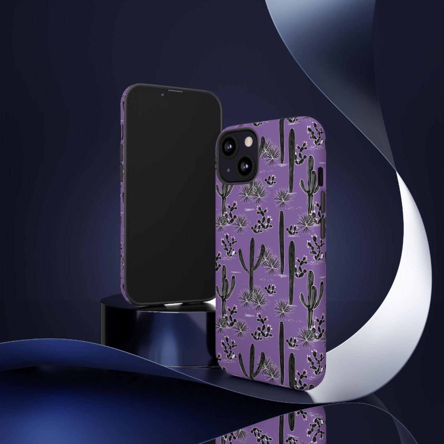 Purple Cactus Love Phone Case