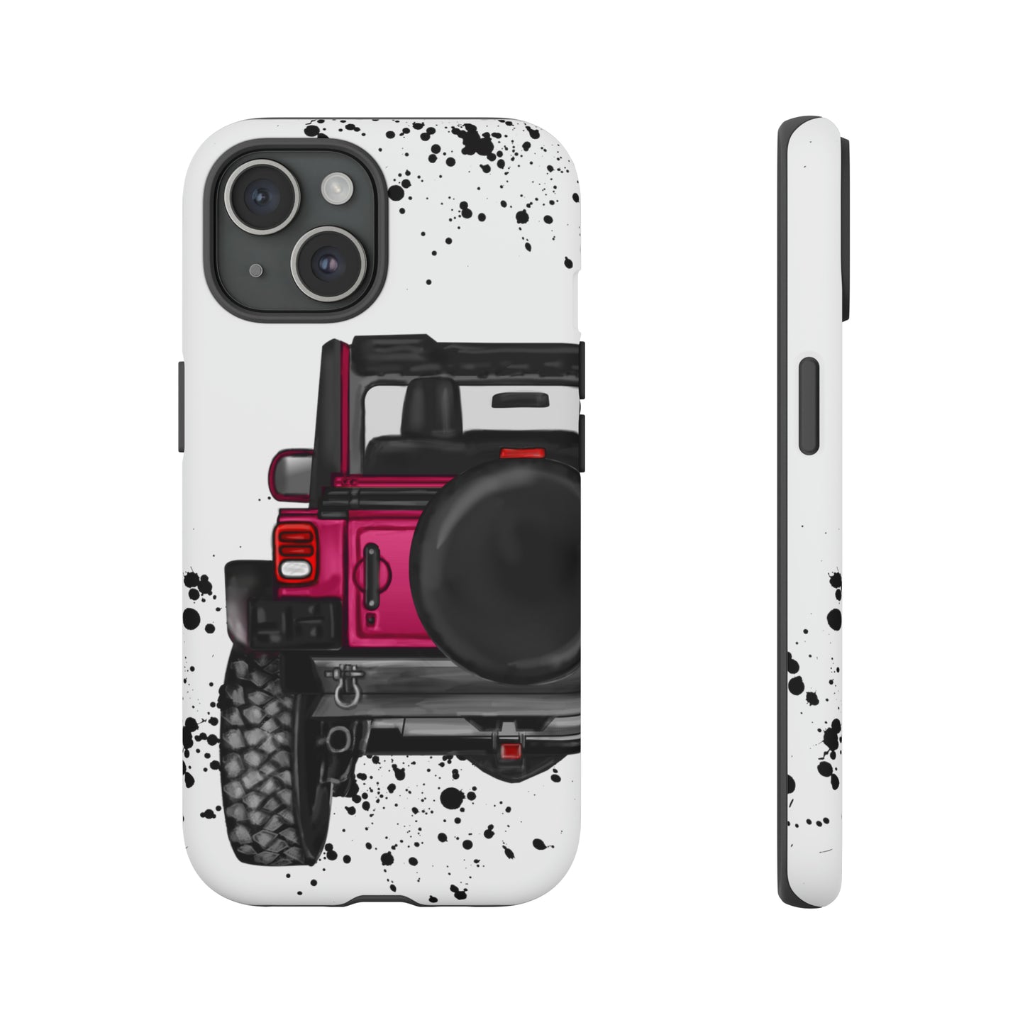 Off Road Life Dark Pink Protective Case for Iphone, Google and Samsung