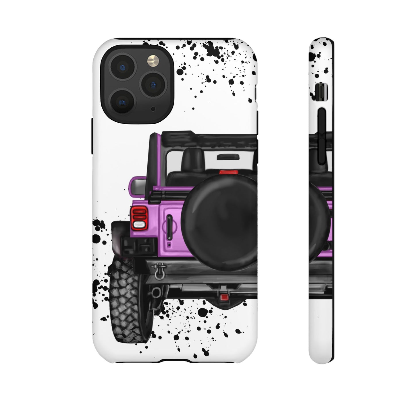Off Road Life Charcoal Pink/Light Purple Protective Case for Iphone, Google and Samsung