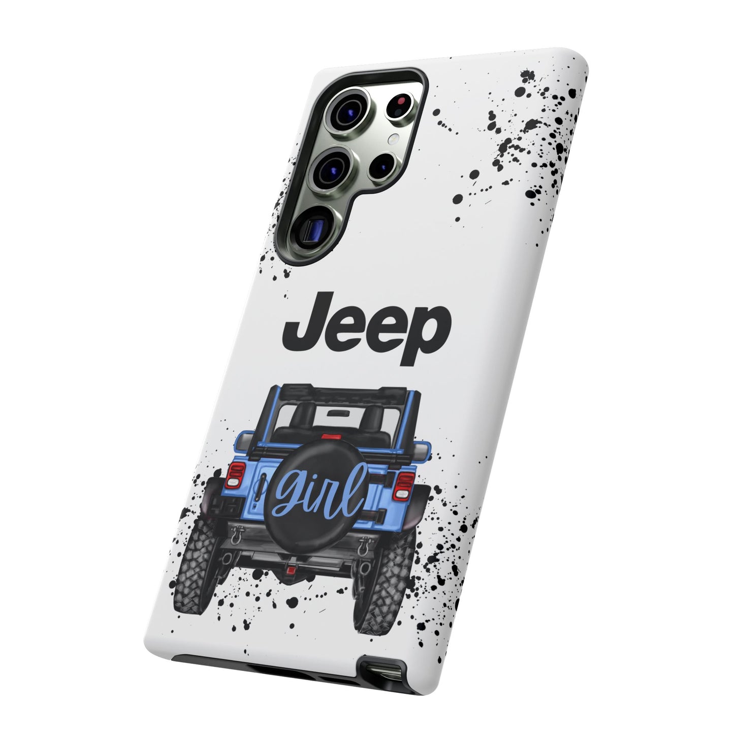 Off Road Girl Light Blue Protective Case for Iphone, Google and Samsung Phones