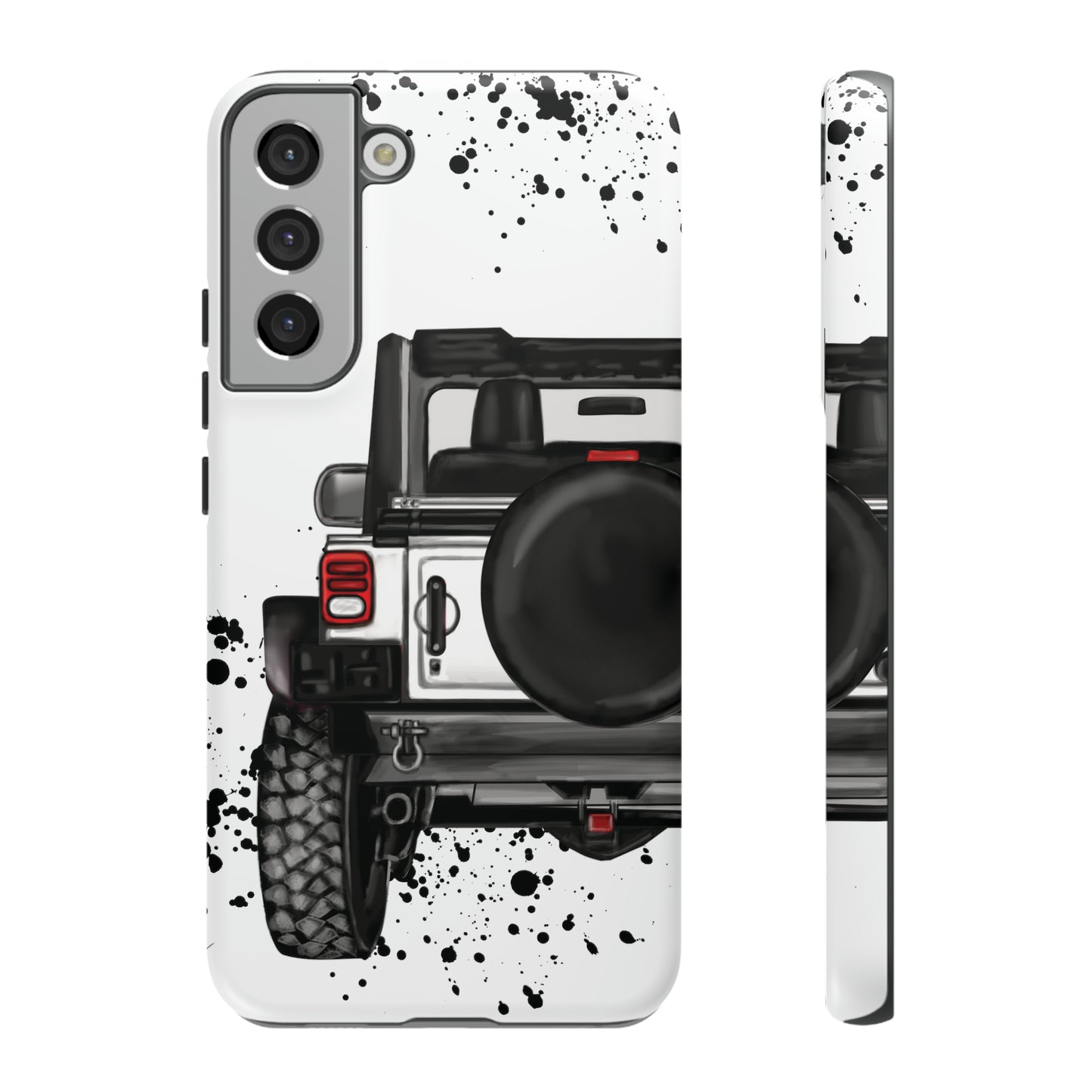 Off Road Life White Protective Case for Iphone, Google and Samsung