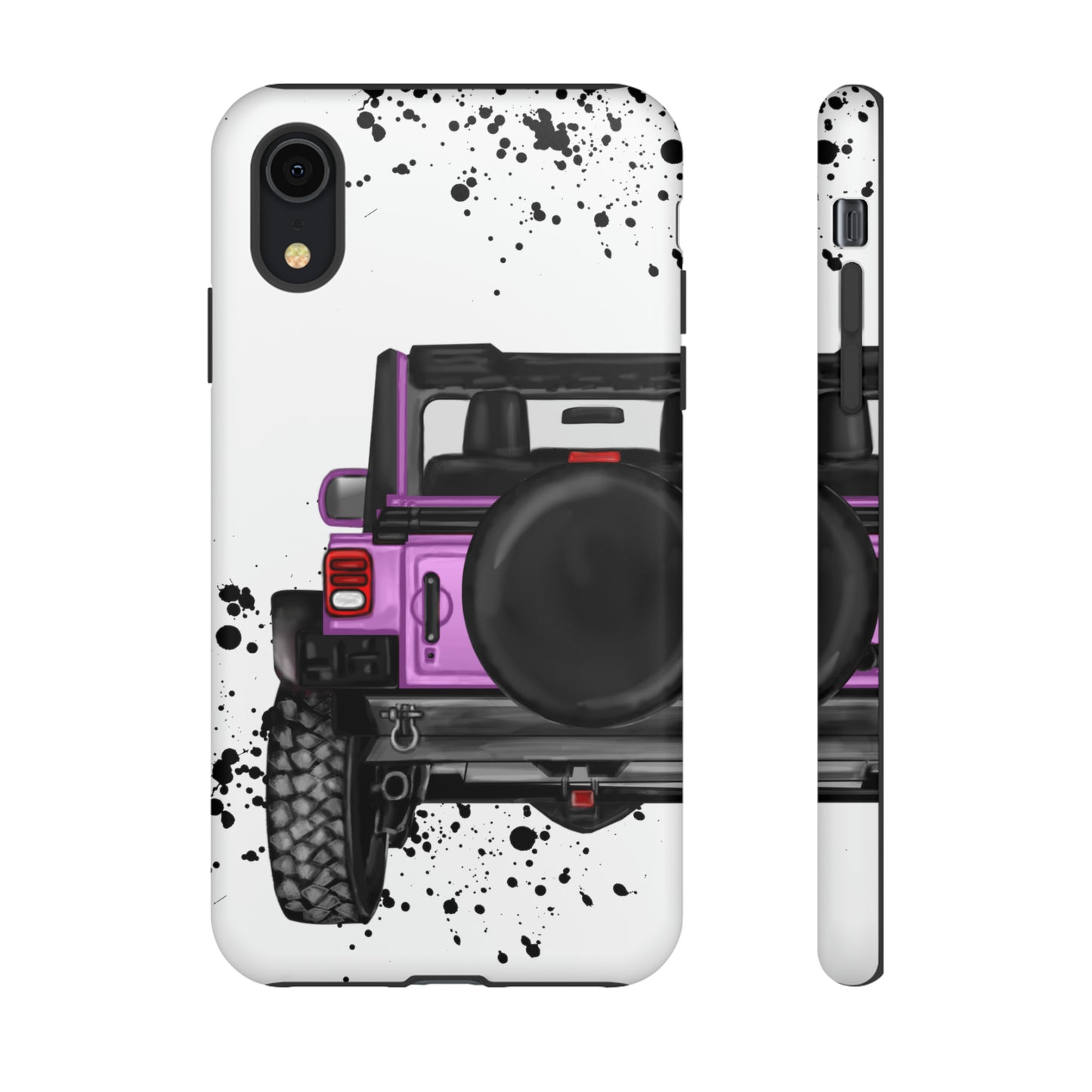 Off Road Life Charcoal Pink/Light Purple Protective Case for Iphone, Google and Samsung