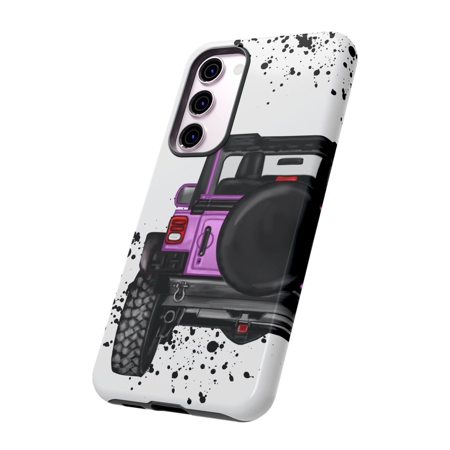 Off Road Life Pink/Light Purple Protective Case for Iphone, Google and Samsung