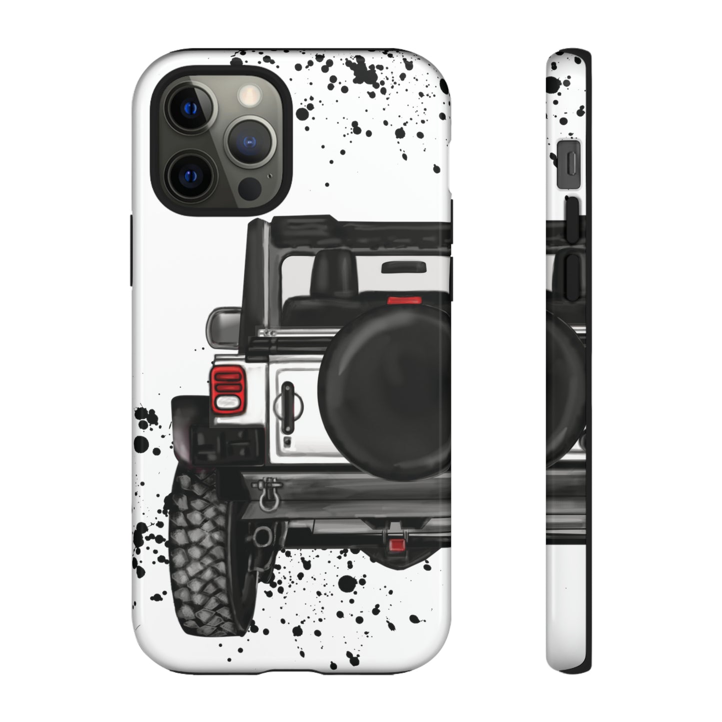 Off Road Life White Protective Case for Iphone, Google and Samsung