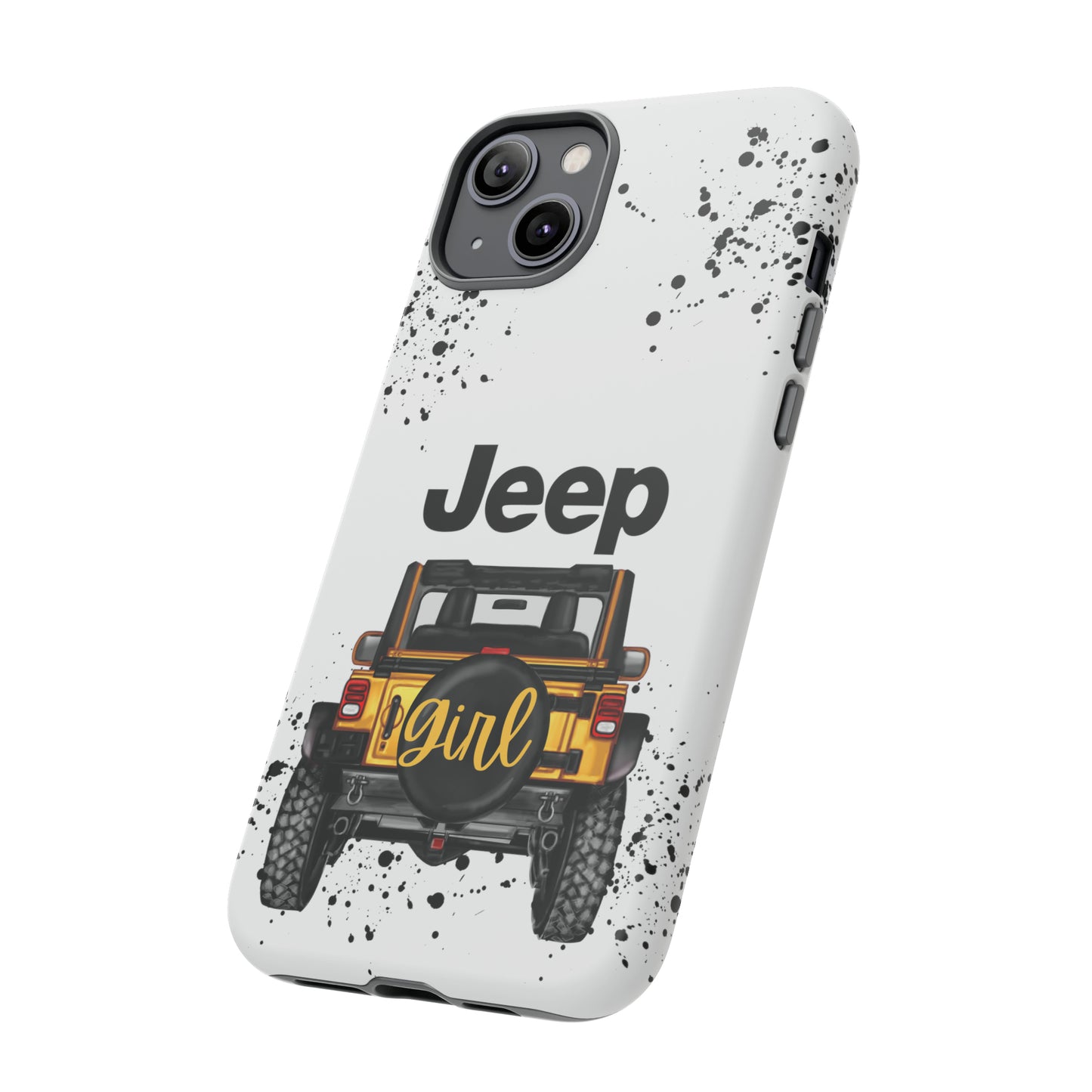 Off Road Girl Yellow Protective Case for Iphone, Google and Samsung Phones