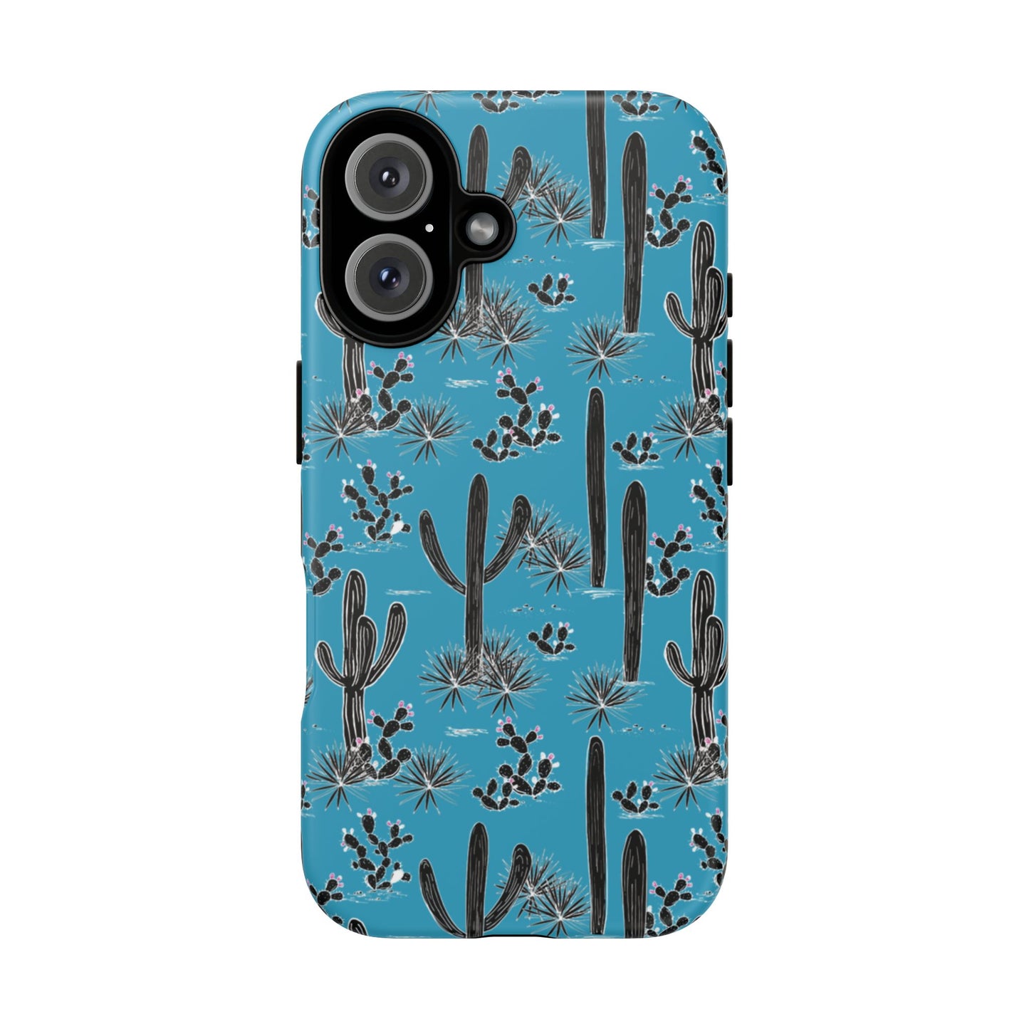 Turquoise Cactus Love Phone Case