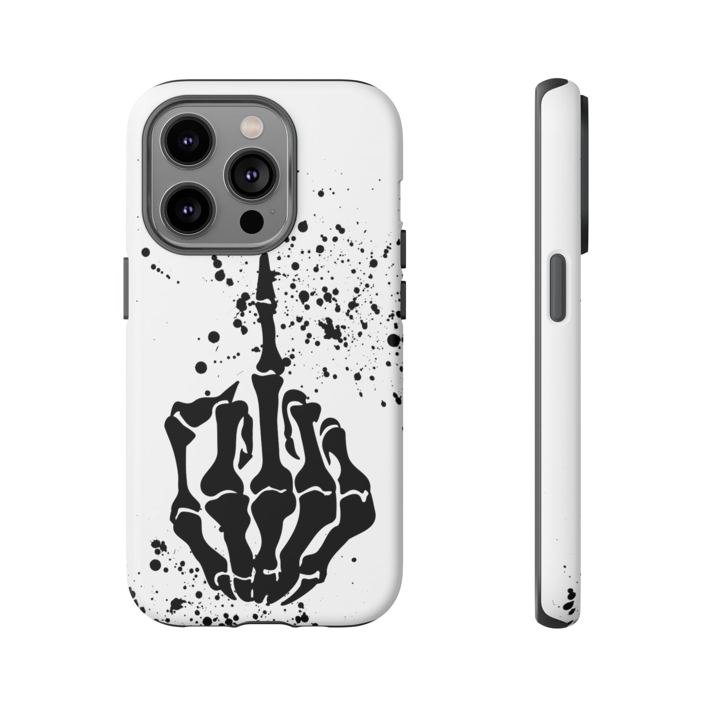 Skeleton, Finger Protective Case for Iphone, a Google and Samsung phones