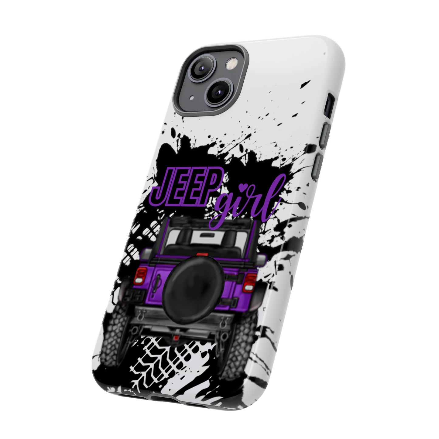 Off Road Girl Purple Tough Cases