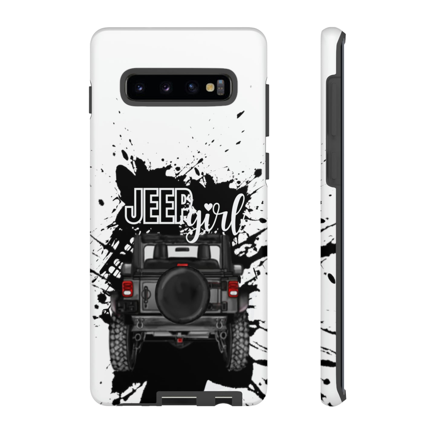 Off Road Girl Gray Tough Cases