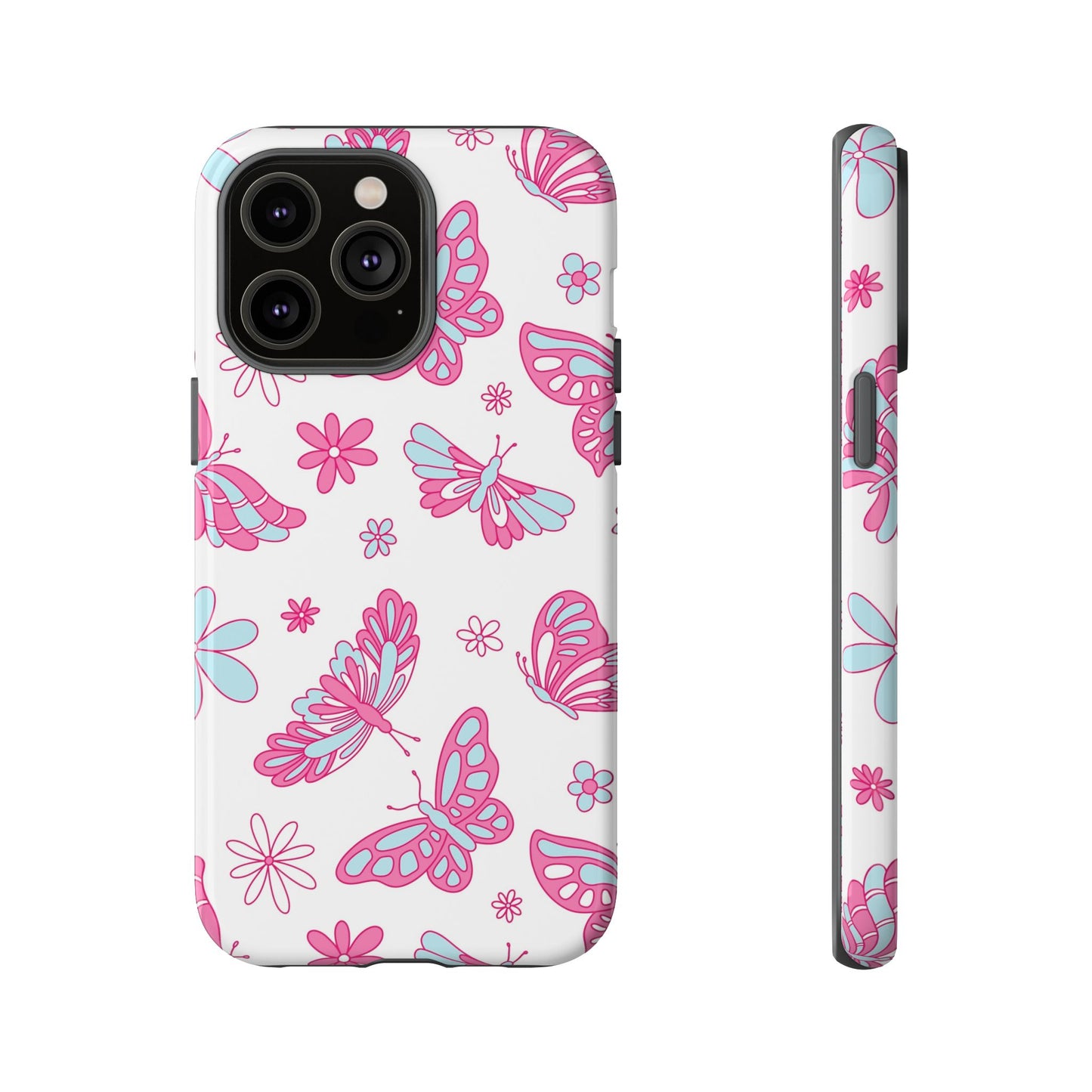 Pastel Butterflies Protective Phone Case