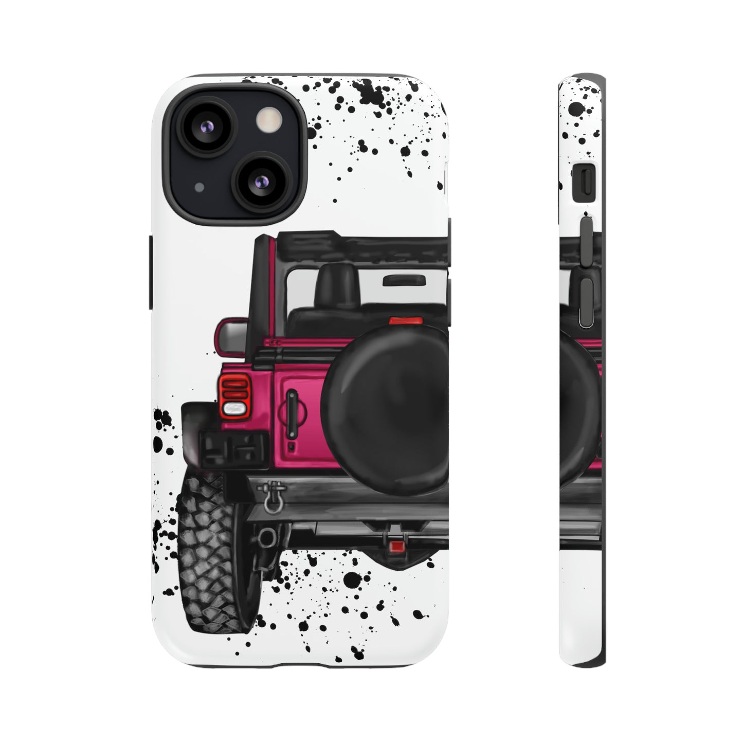 Off Road Life Dark Pink Protective Case for Iphone, Google and Samsung